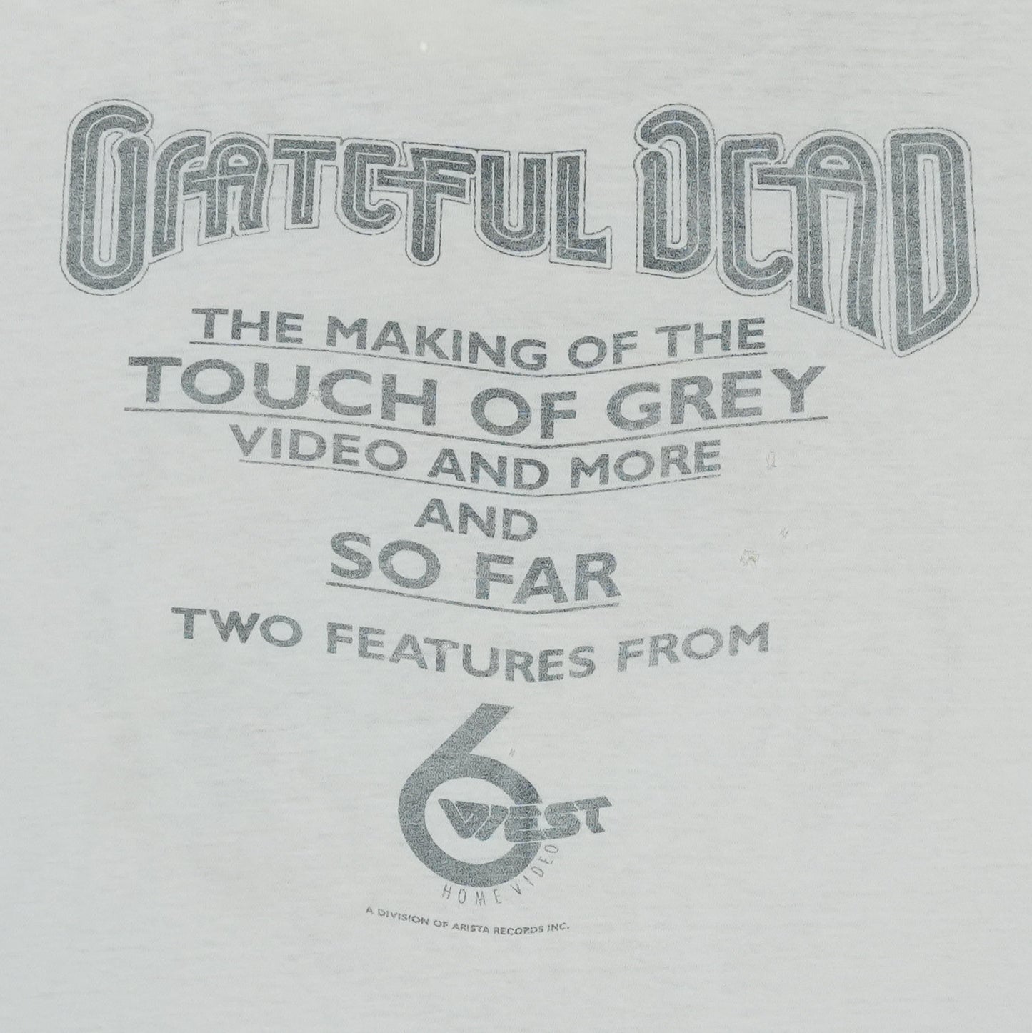 1987 Grateful Dead Touch Of Grey Promo Shirt