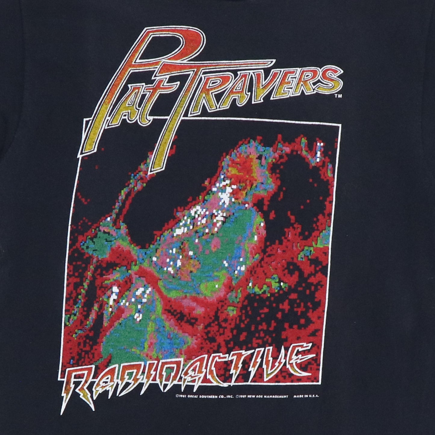 1981 Pat Travers Radioactive World Tour Shirt