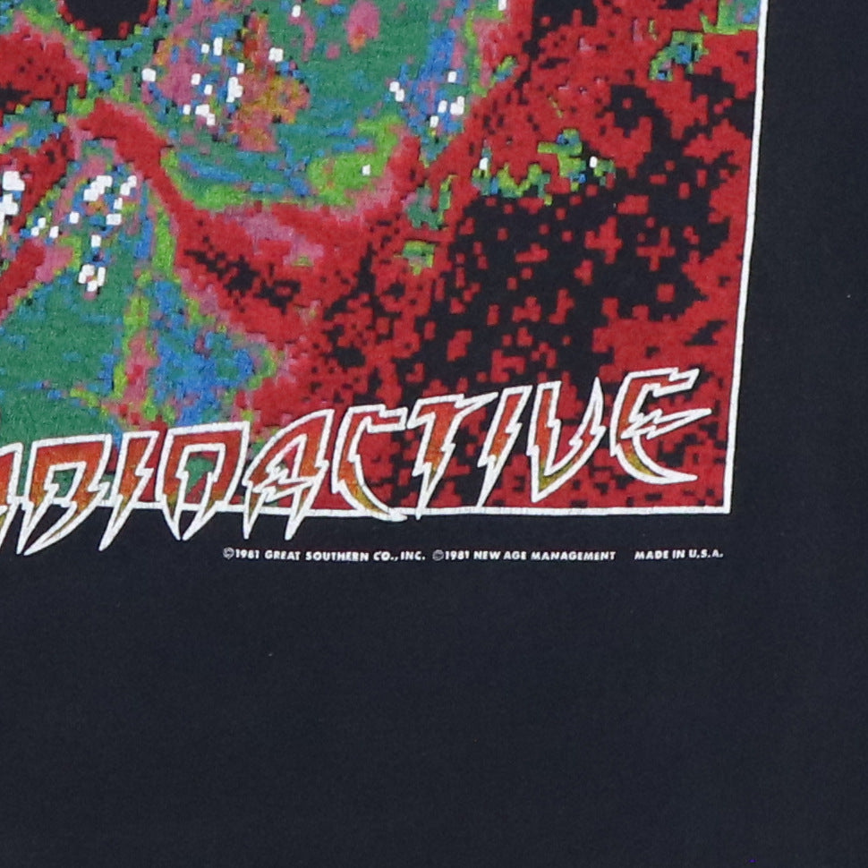 1981 Pat Travers Radioactive World Tour Shirt