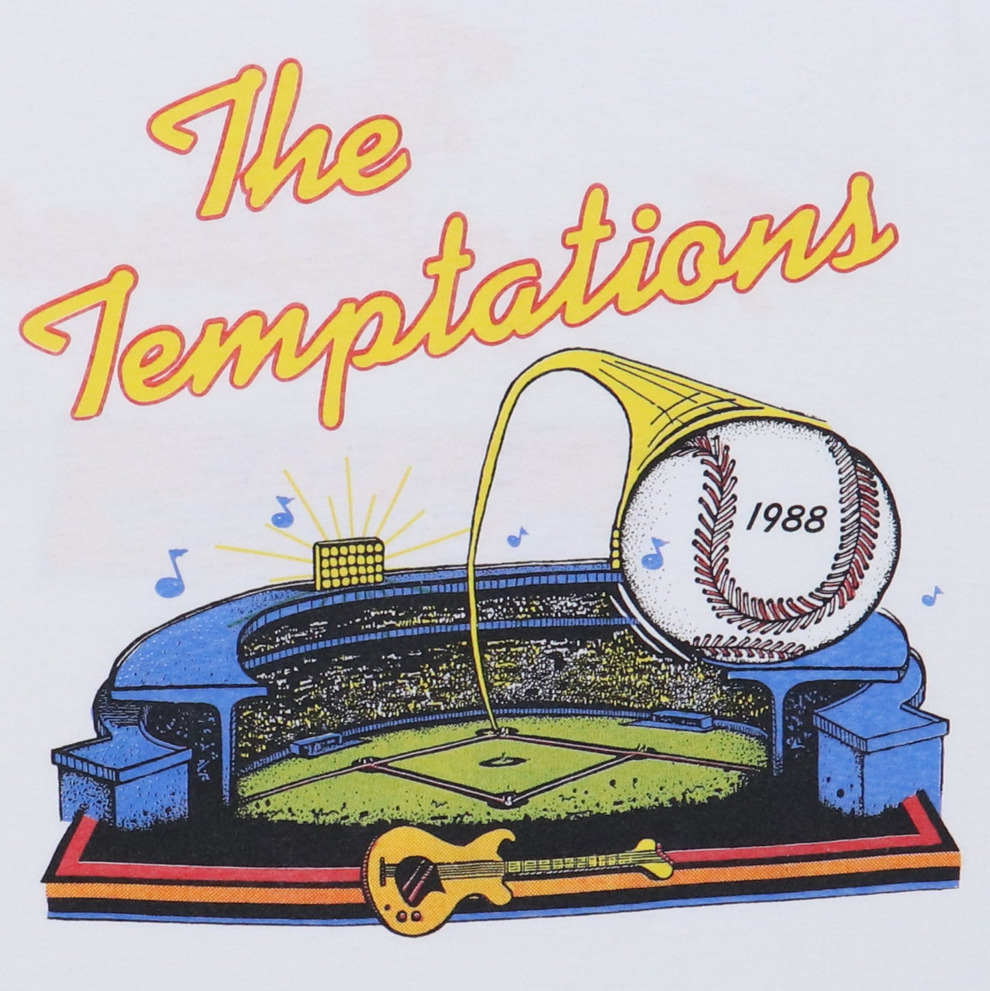 1988 The Temptations Live In Concert Shirt