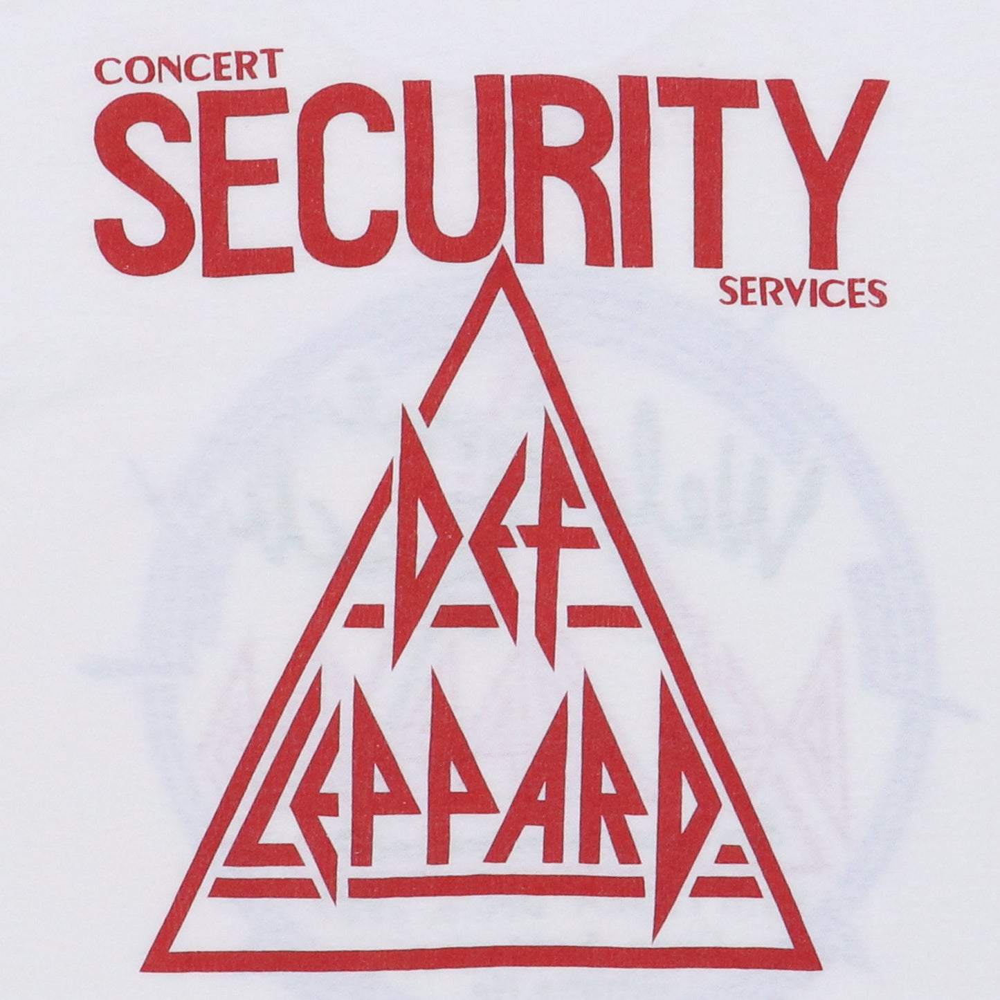 1987 Def Leppard Hysteria Crew Tour Shirt