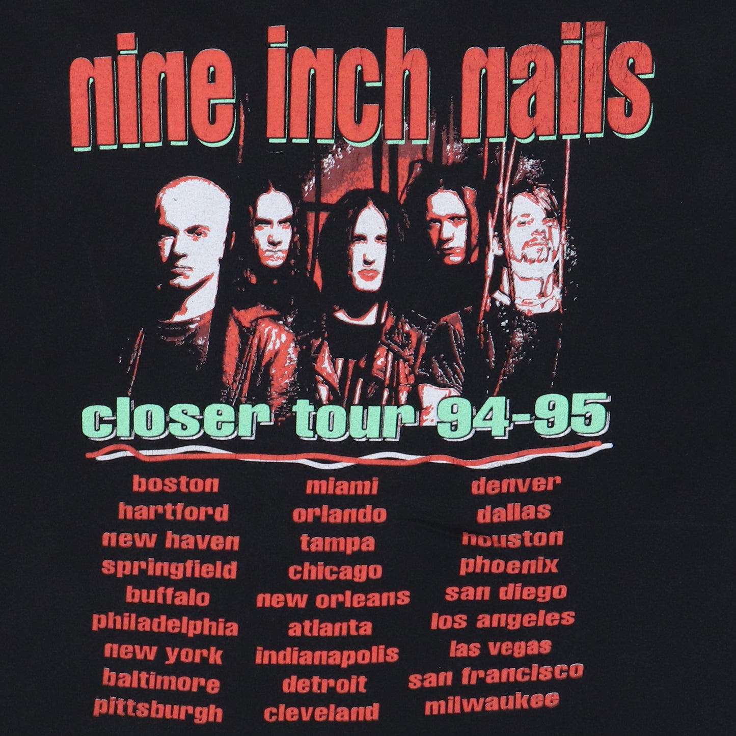 1994 Nine Inch Nails Closer Tour Shirt