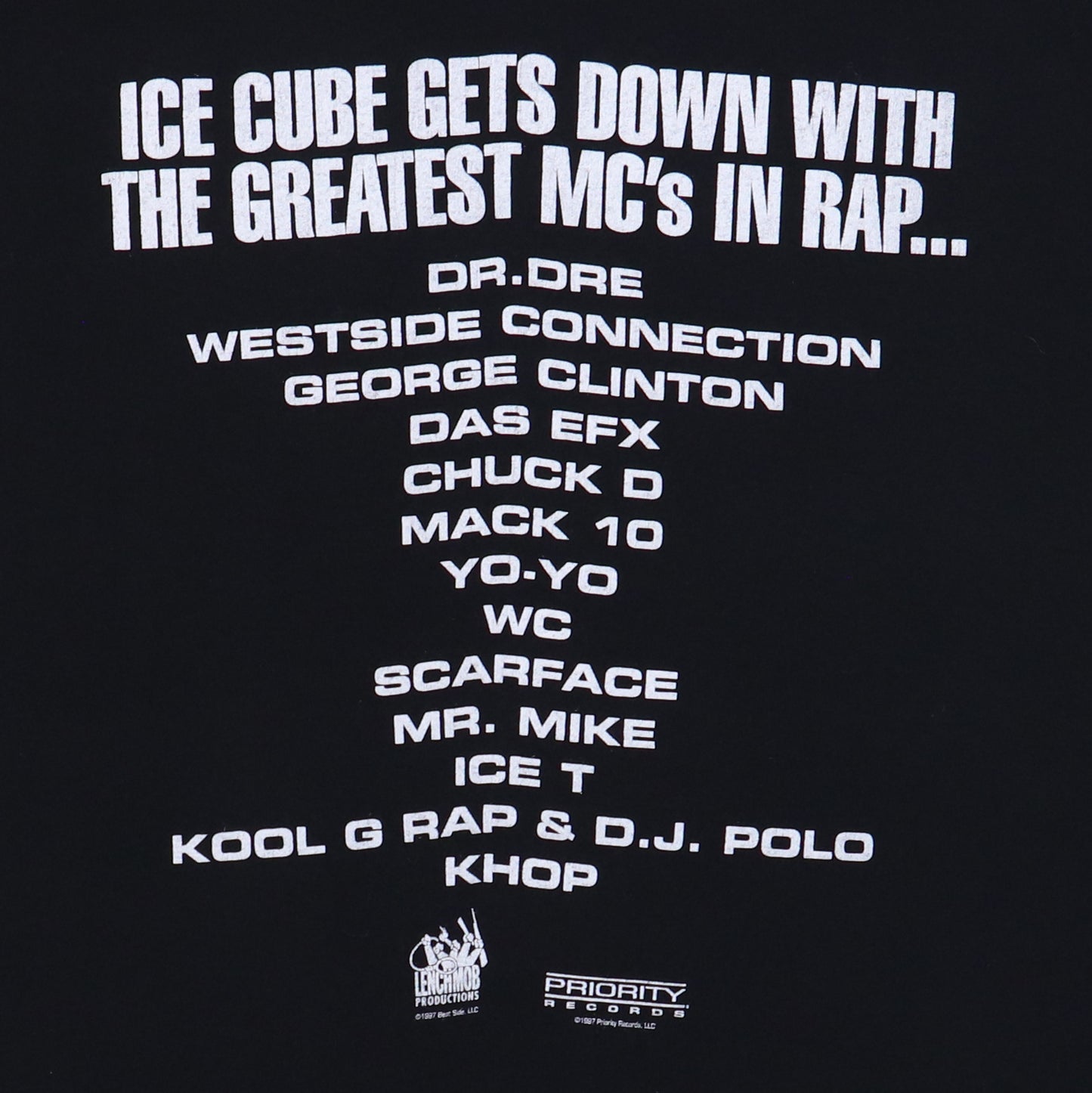 1997 Featuring Ice Cube Promo Shirt