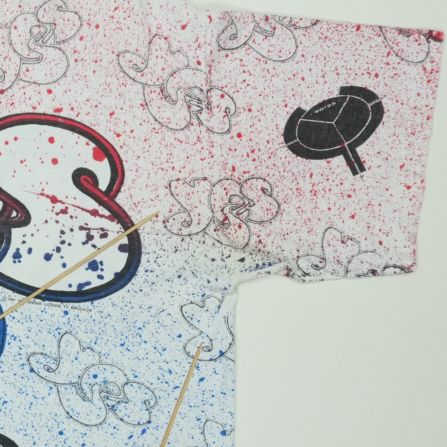 1991 Yes 90125 All Over Print Shirt