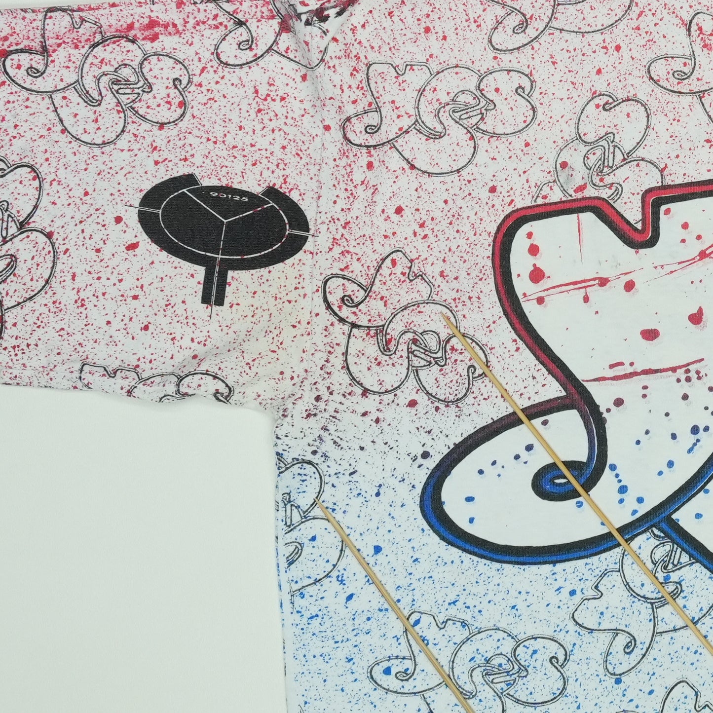 1991 Yes 90125 All Over Print Shirt