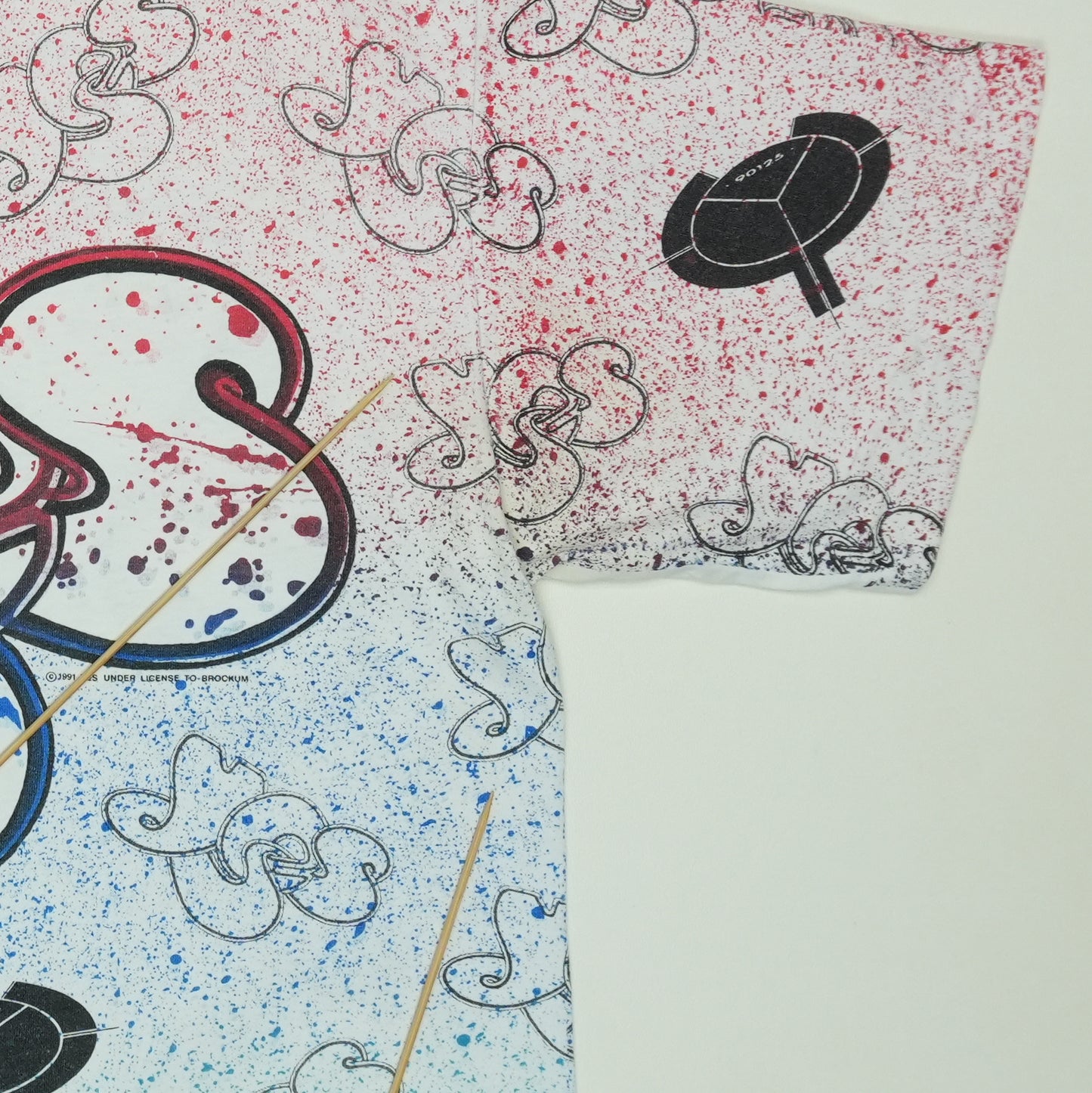 1991 Yes 90125 All Over Print Shirt