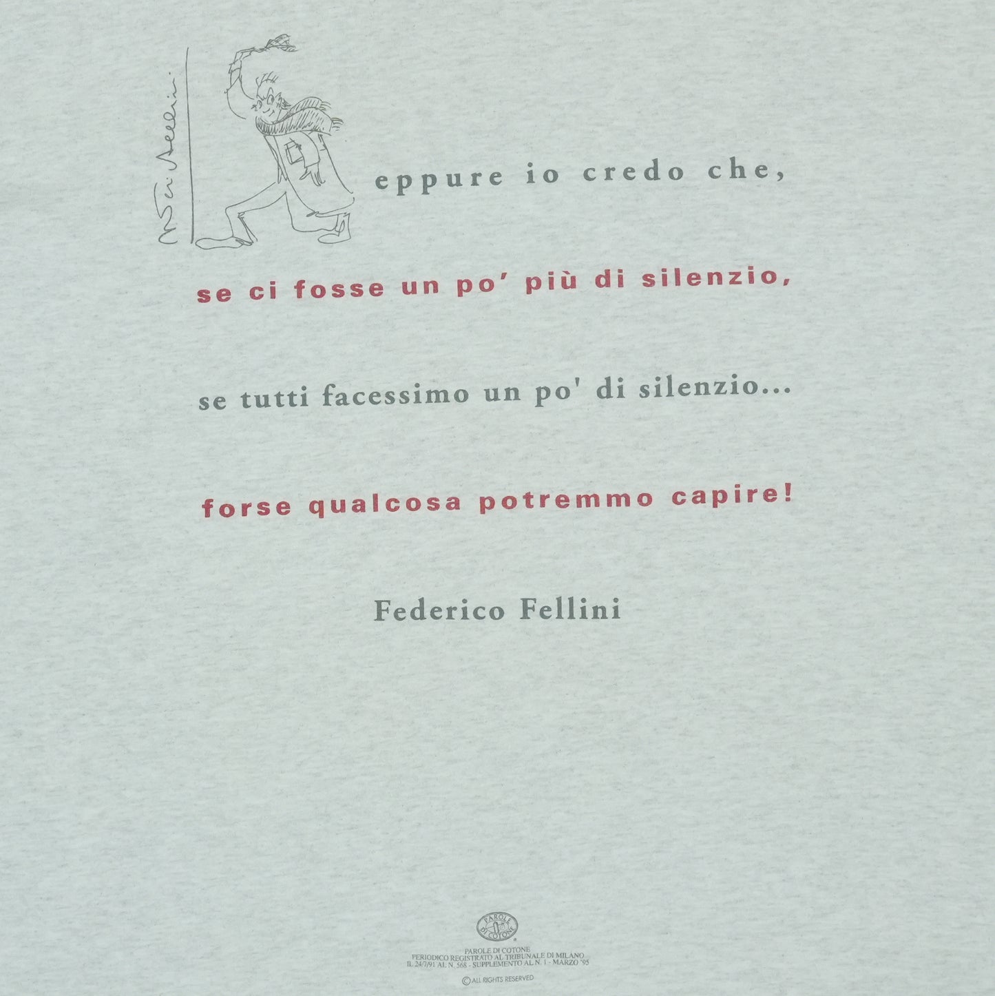 1990s Frederico Fellini Shirt