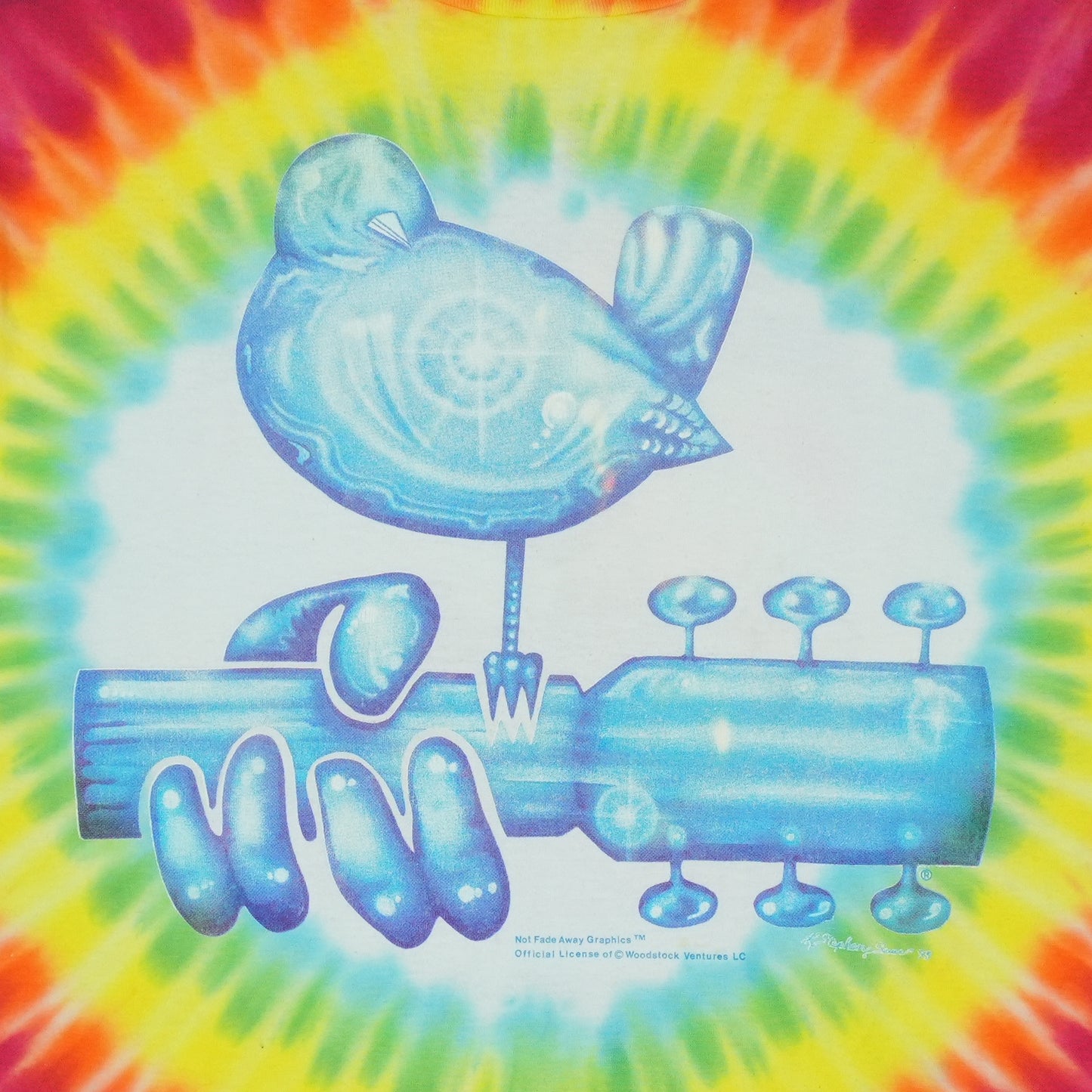 1994 Woodstock Music Festival Tie Dye Shirt