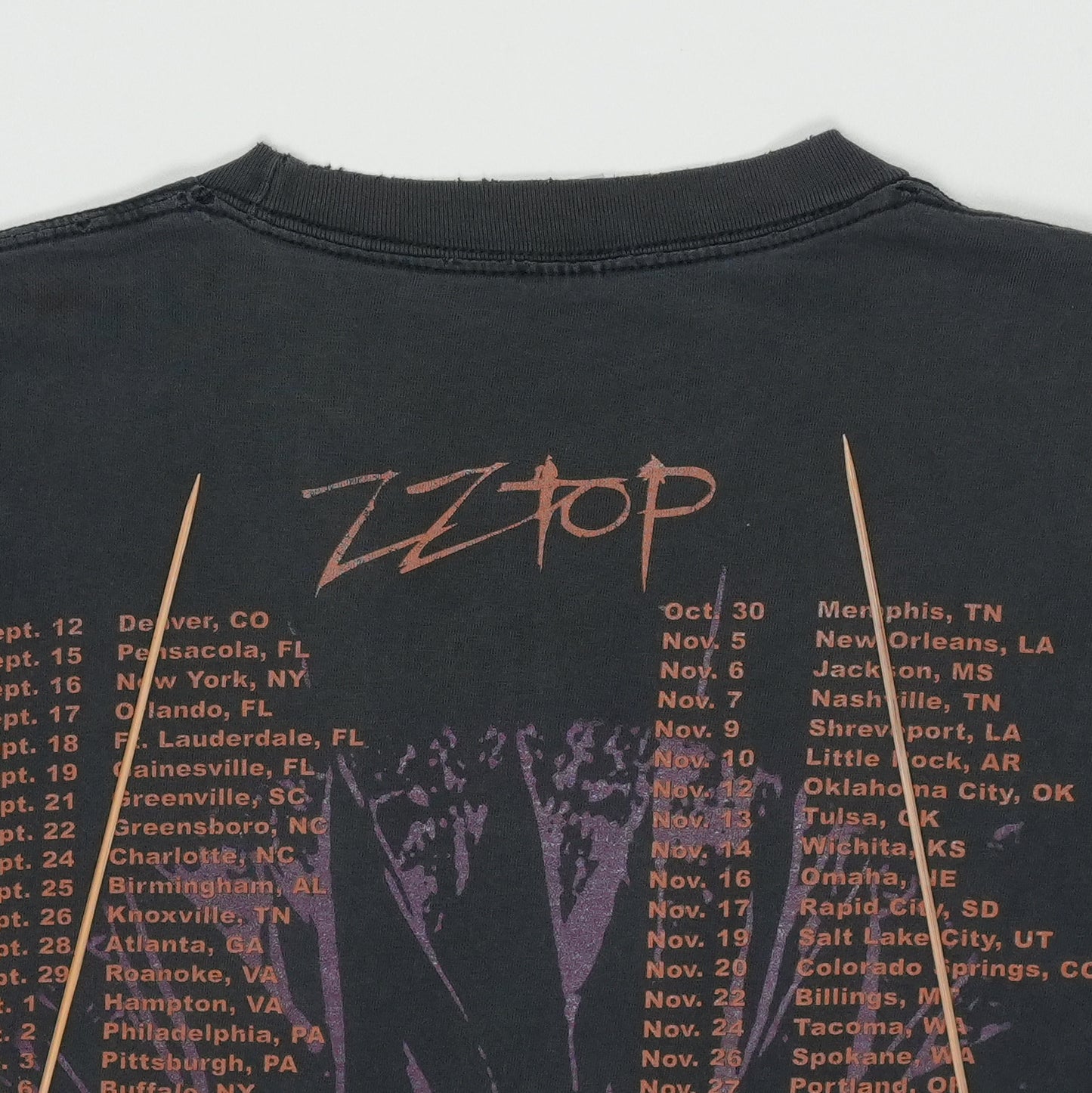 1999 ZZ Top XXX Tour Shirt