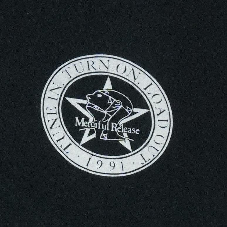 1991 Sisters Of Mercy Mericful Release Crew Tour Shirt
