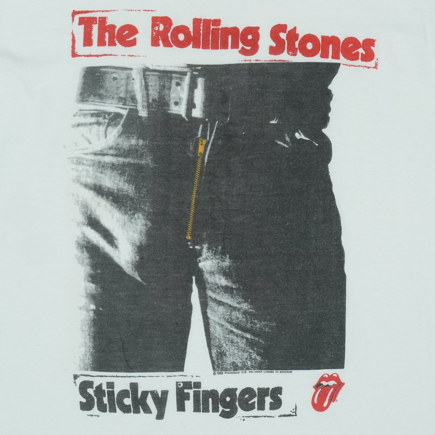 1989 Rolling Stones Steel Wheels Tour Shirt