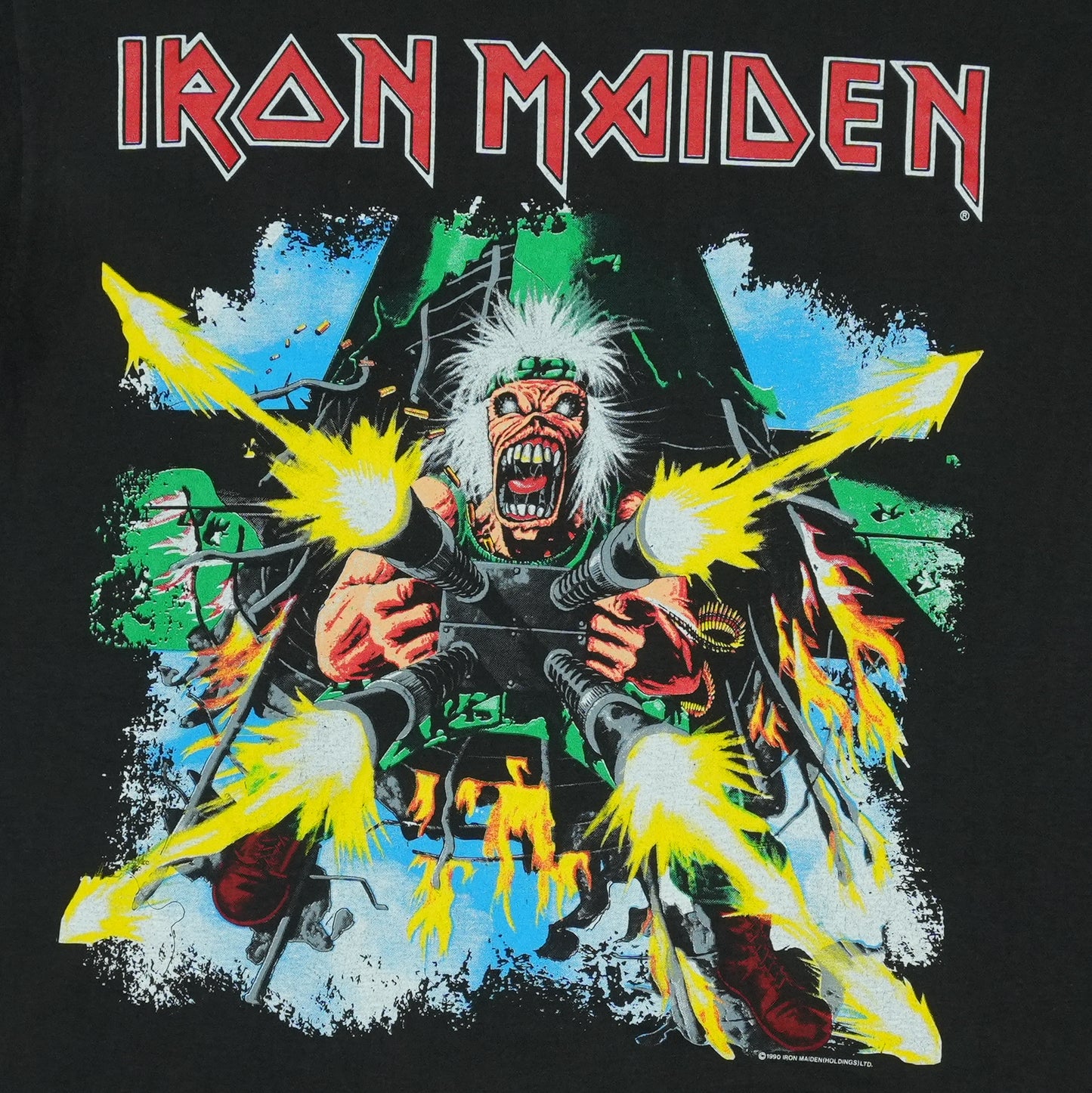 1990 Iron Maiden Shoot Focker Tour Shirt