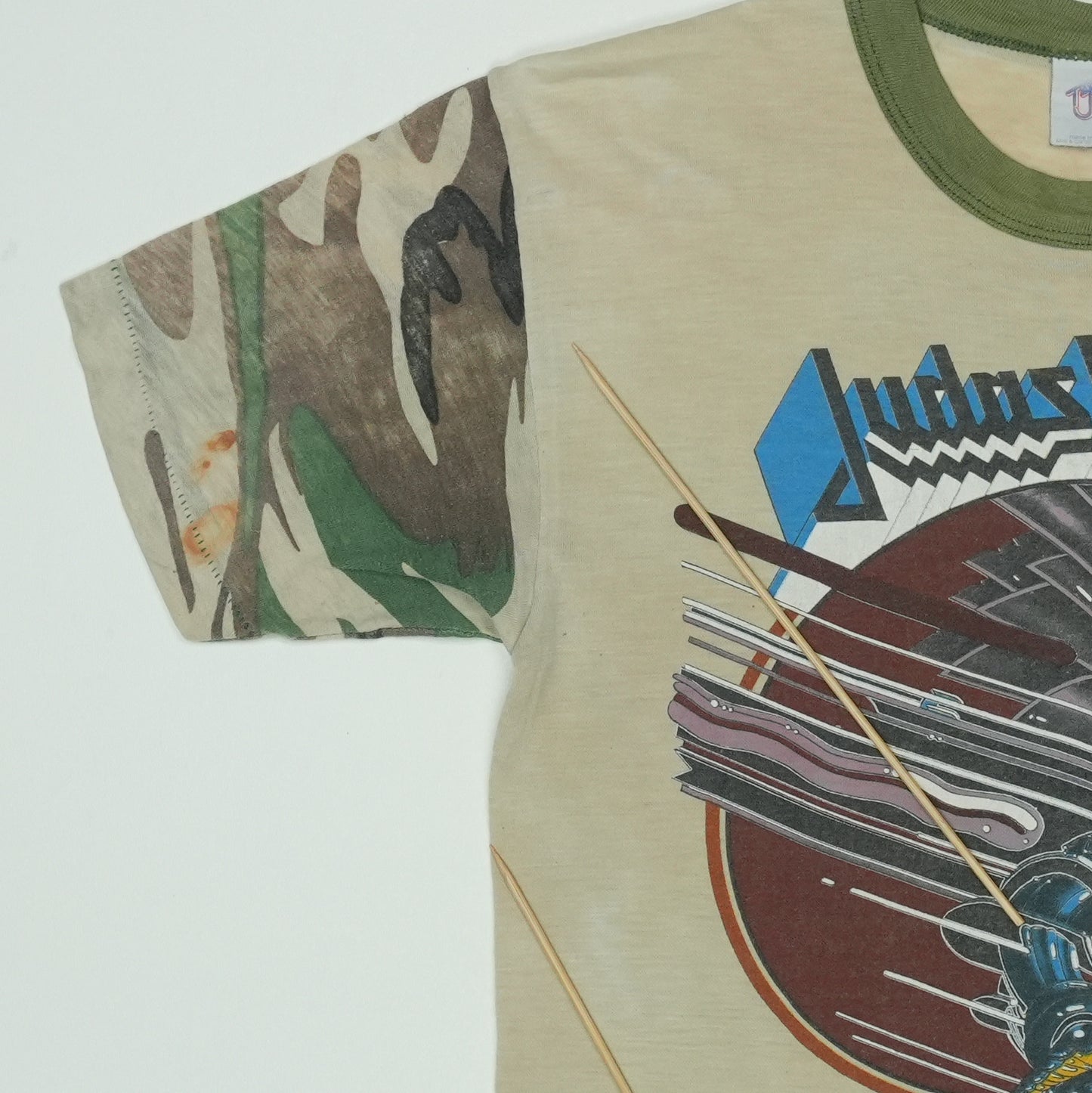 1982 Judas Priest Screaming For Vengeance Camo Tour Shirt