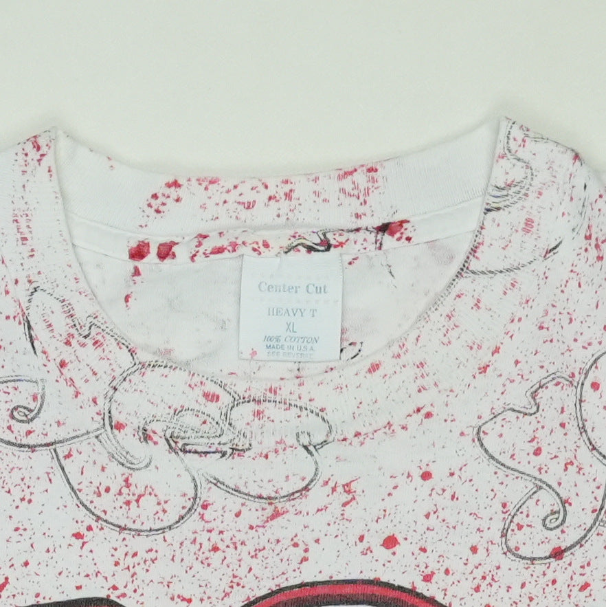 1991 Yes 90125 All Over Print Shirt