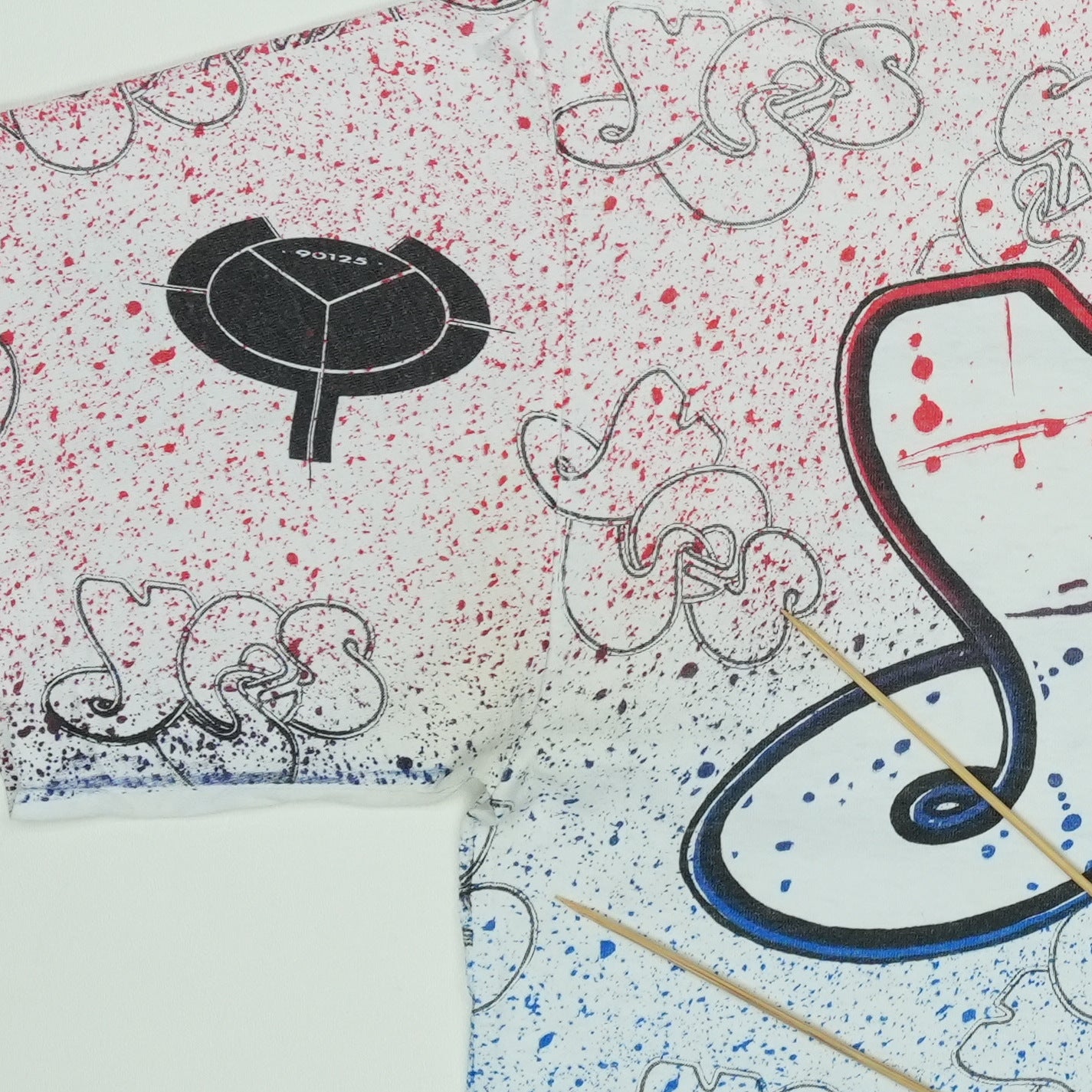 1991 Yes 90125 All Over Print Shirt