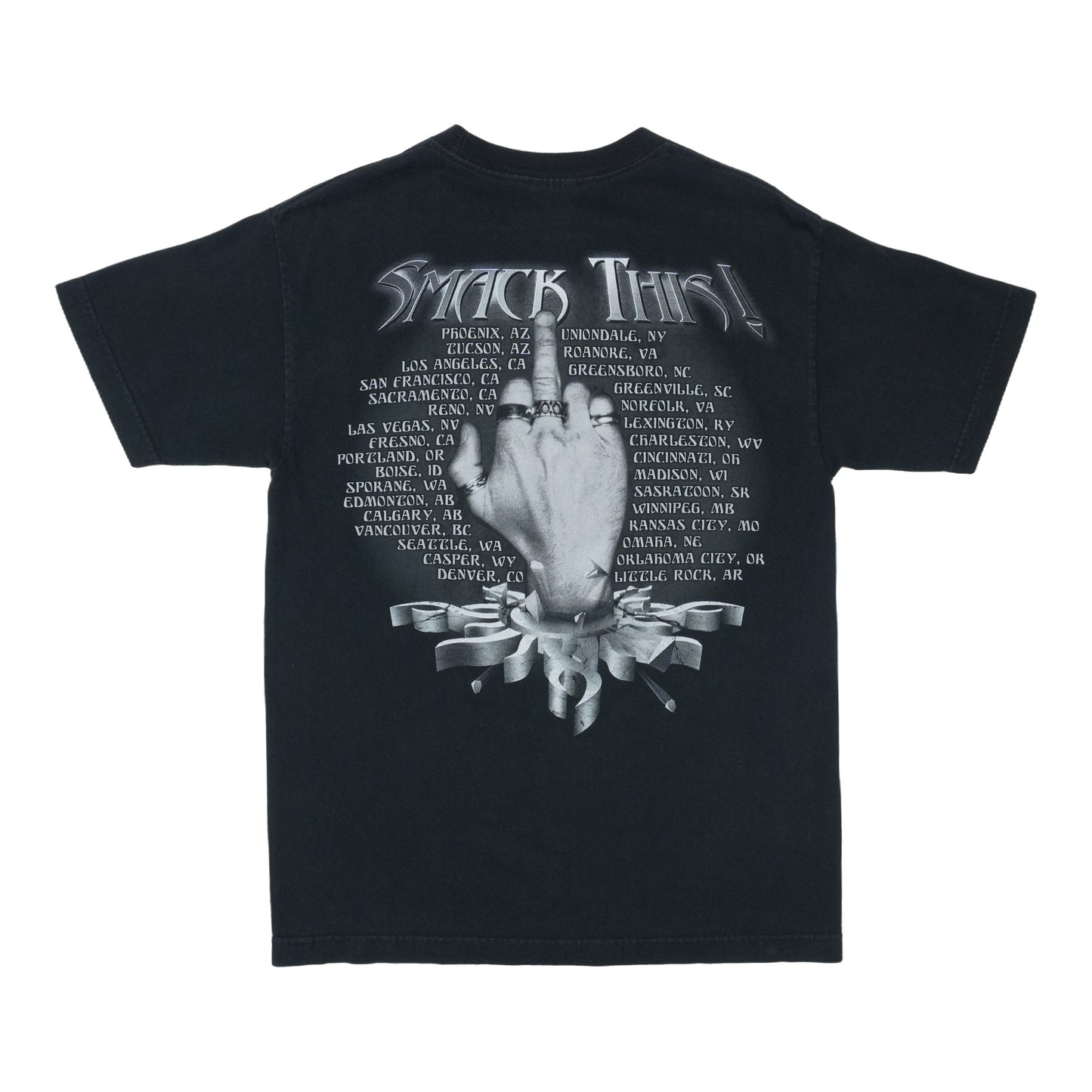 2009 Godsmack Smack This Tour Shirt Back