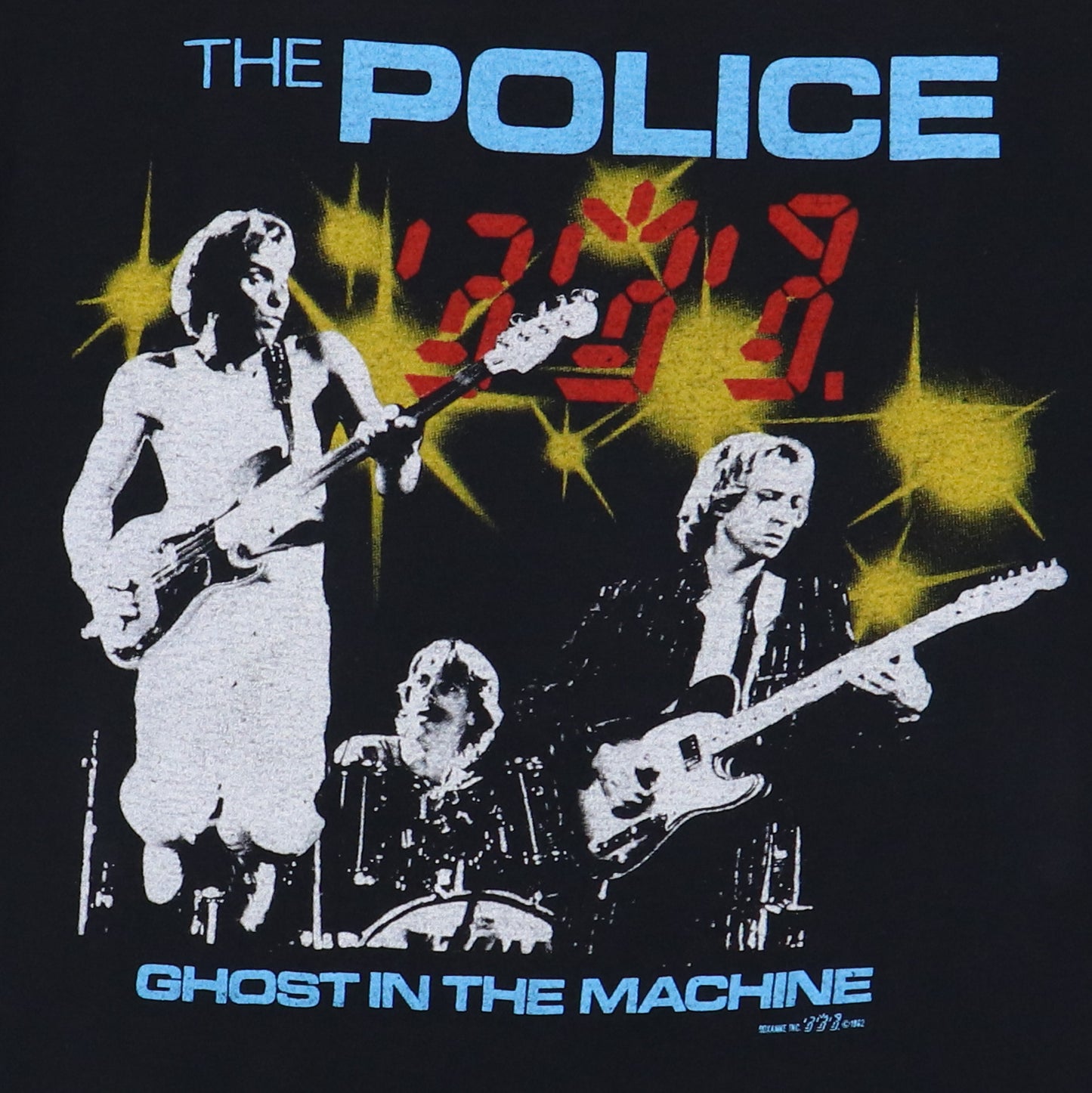 1982 The Police Ghost In The Machine Tour Shirt