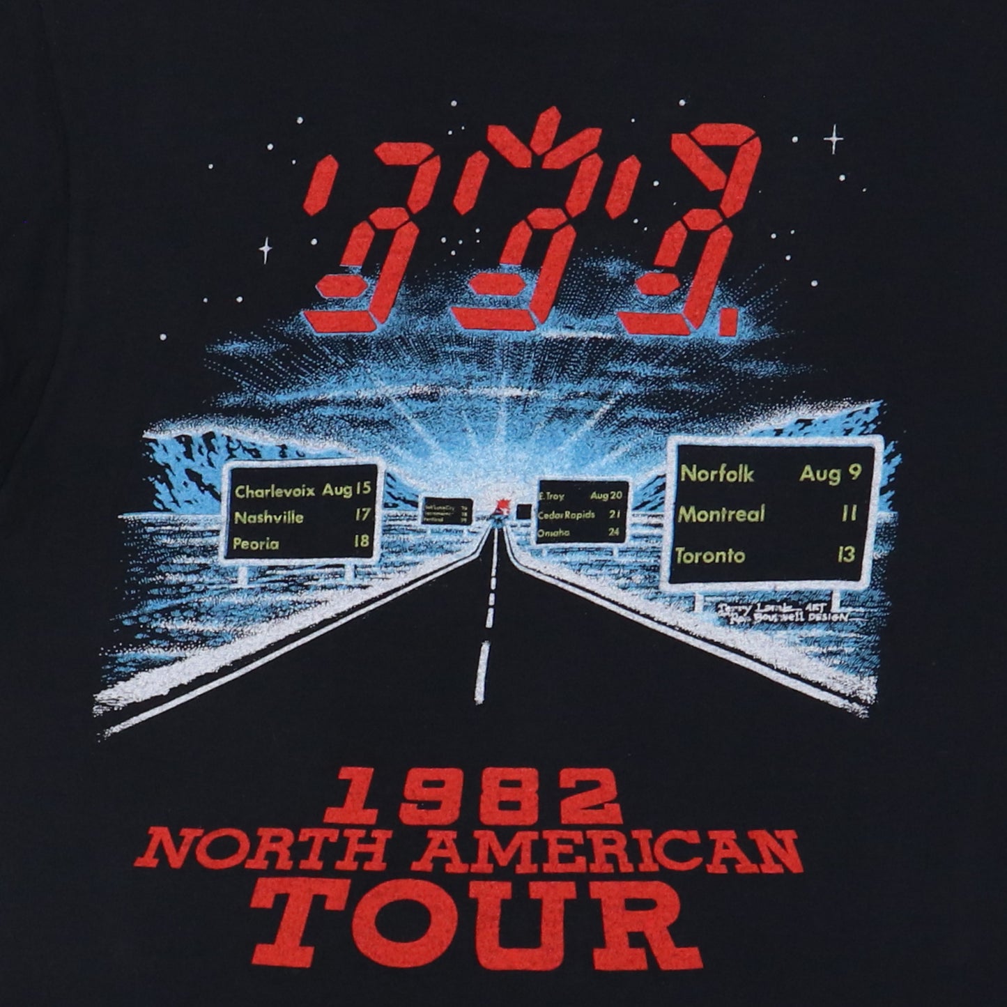 1982 The Police Ghost In The Machine Tour Shirt