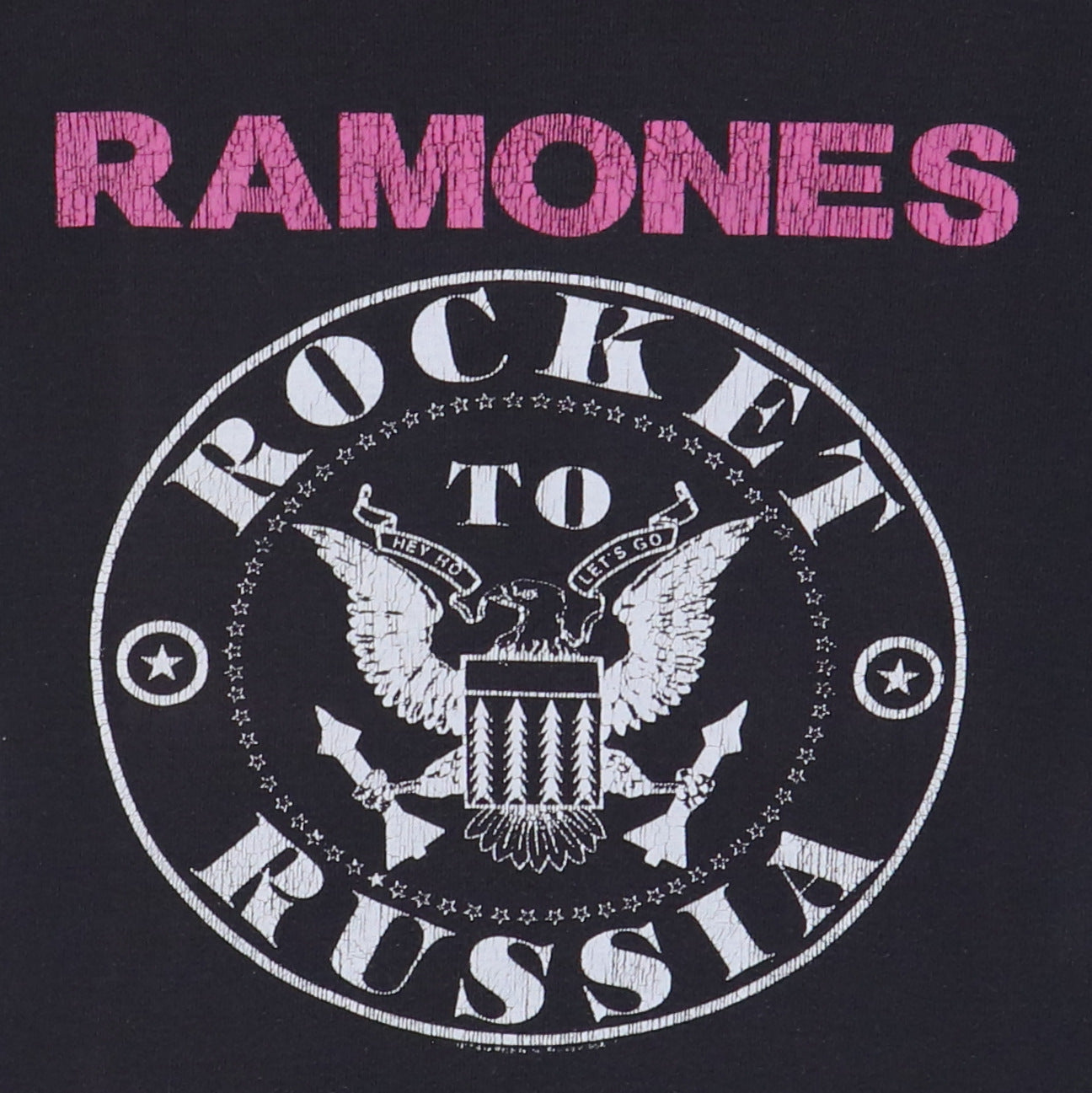 1977 Ramones Rocket To Russia Sire Records Promo Shirt