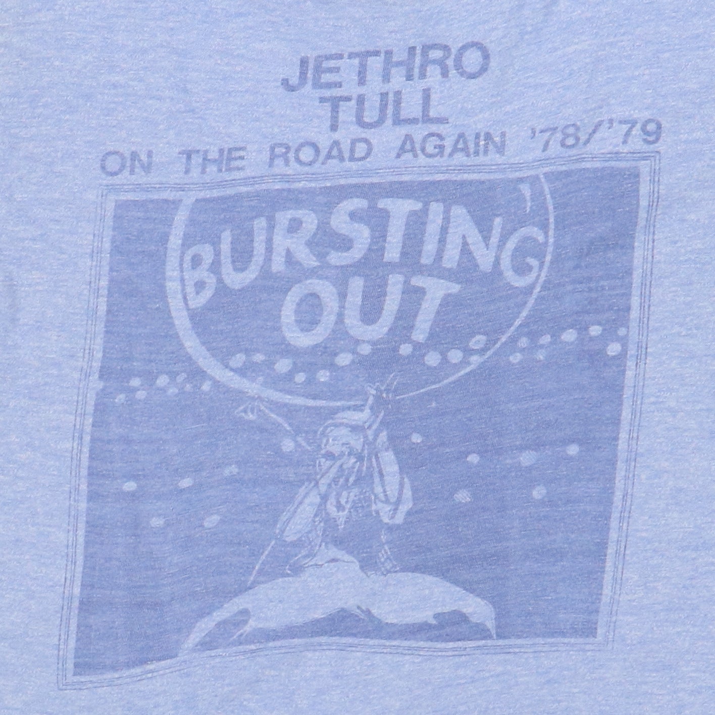 1978 Jethro Tull Busting Out Tour Crew Shirt