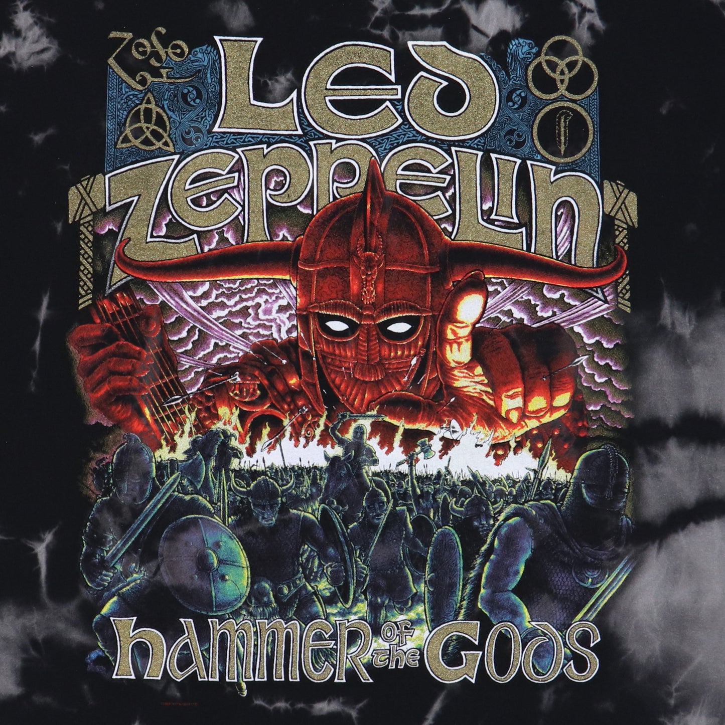 1999 Led Zeppelin Hammer Of The Gods Shirt
