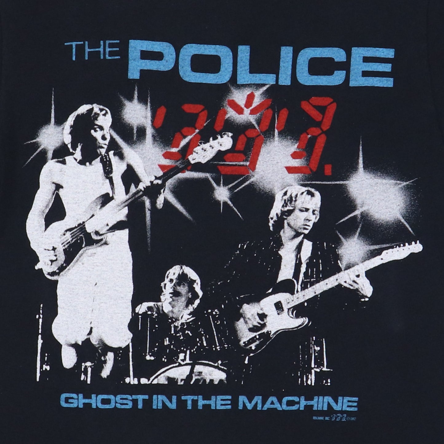 1982 The Police Ghost In The Machine Tour Shirt