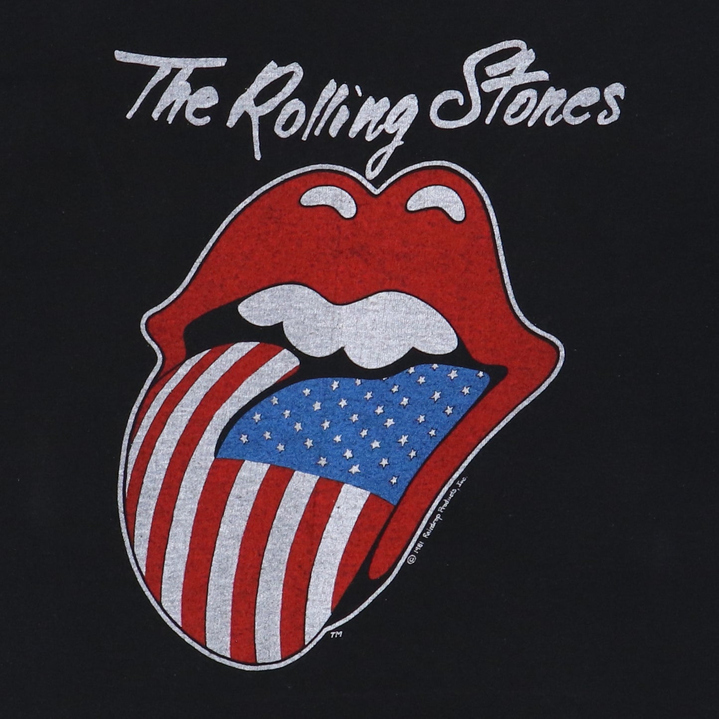 1981 Rolling Stones North American Tour Shirt