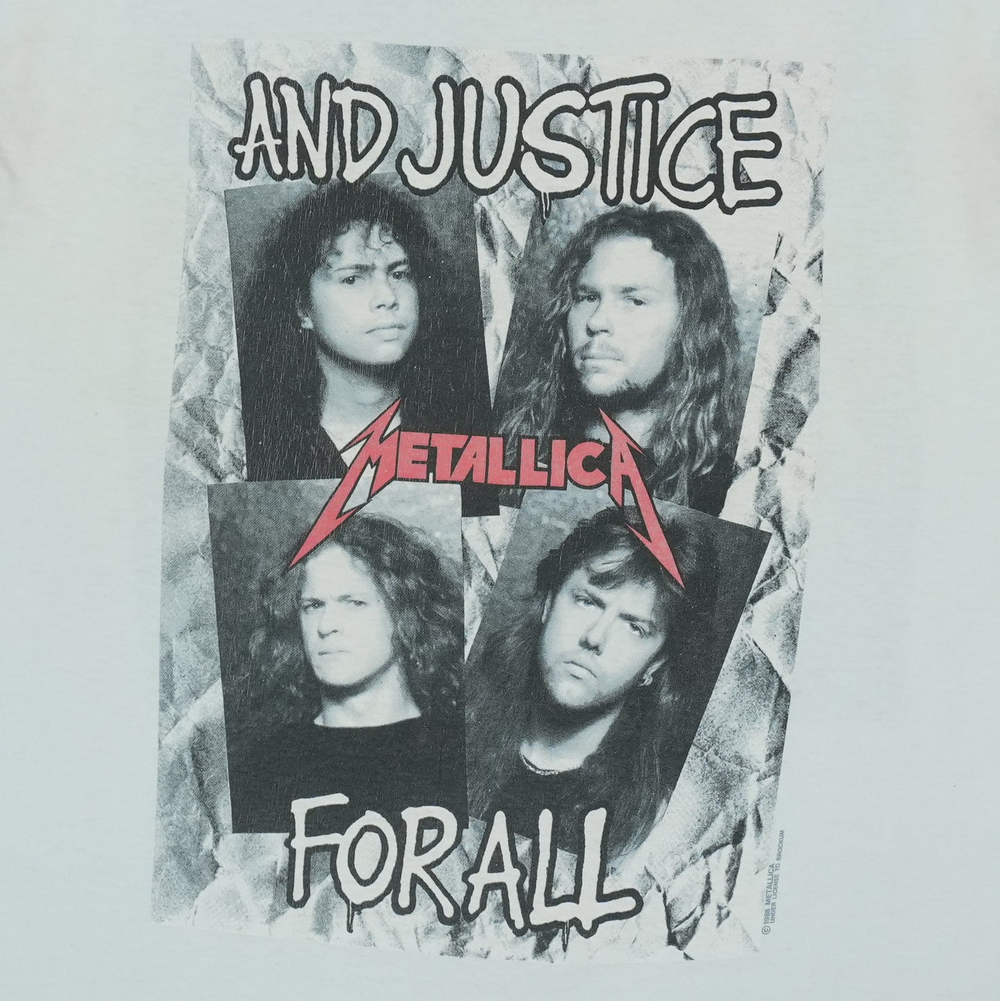 1990s Metallica And Justice For All Shirt
