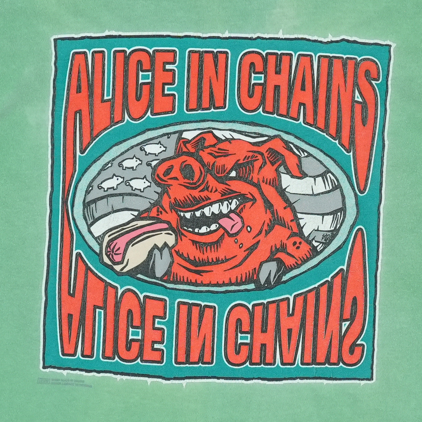 1996 Alice In Chains Die Like A Pig Tour Shirt