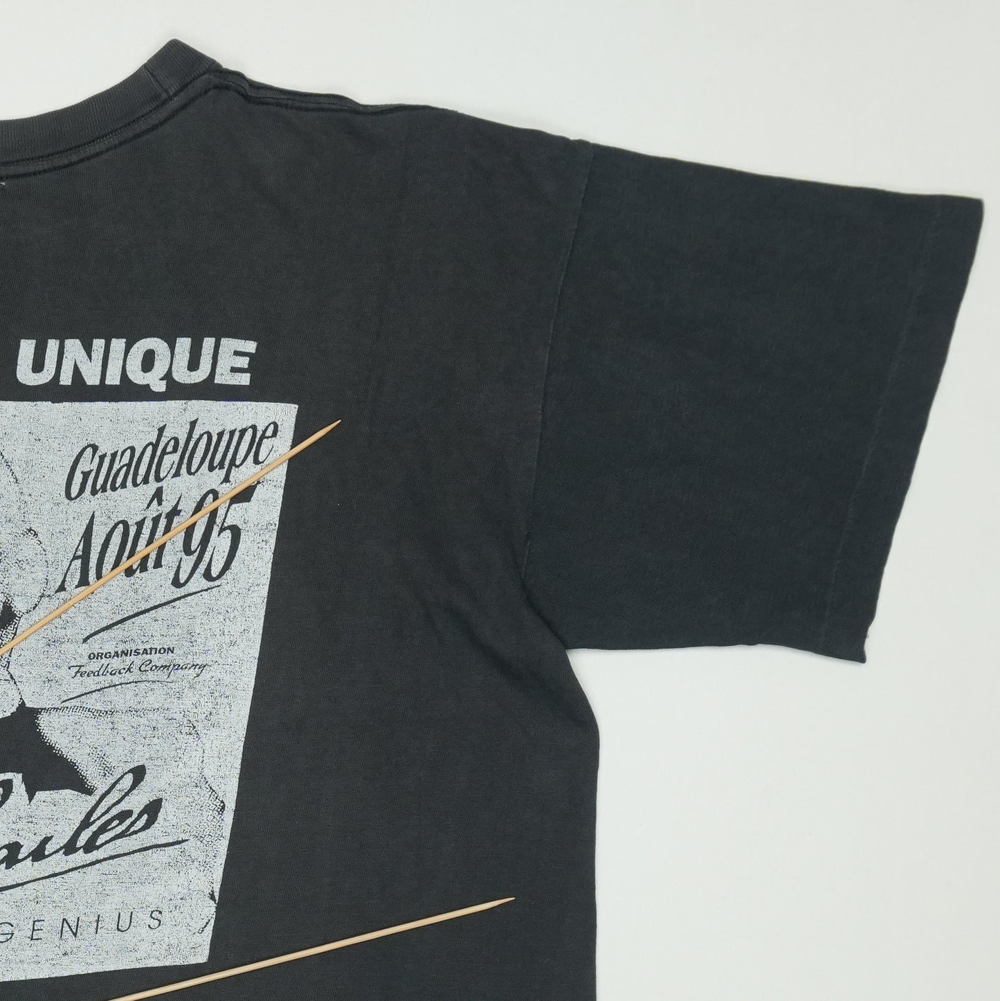 1995 Ray Charles Feedback Company Crew Concert Shirt