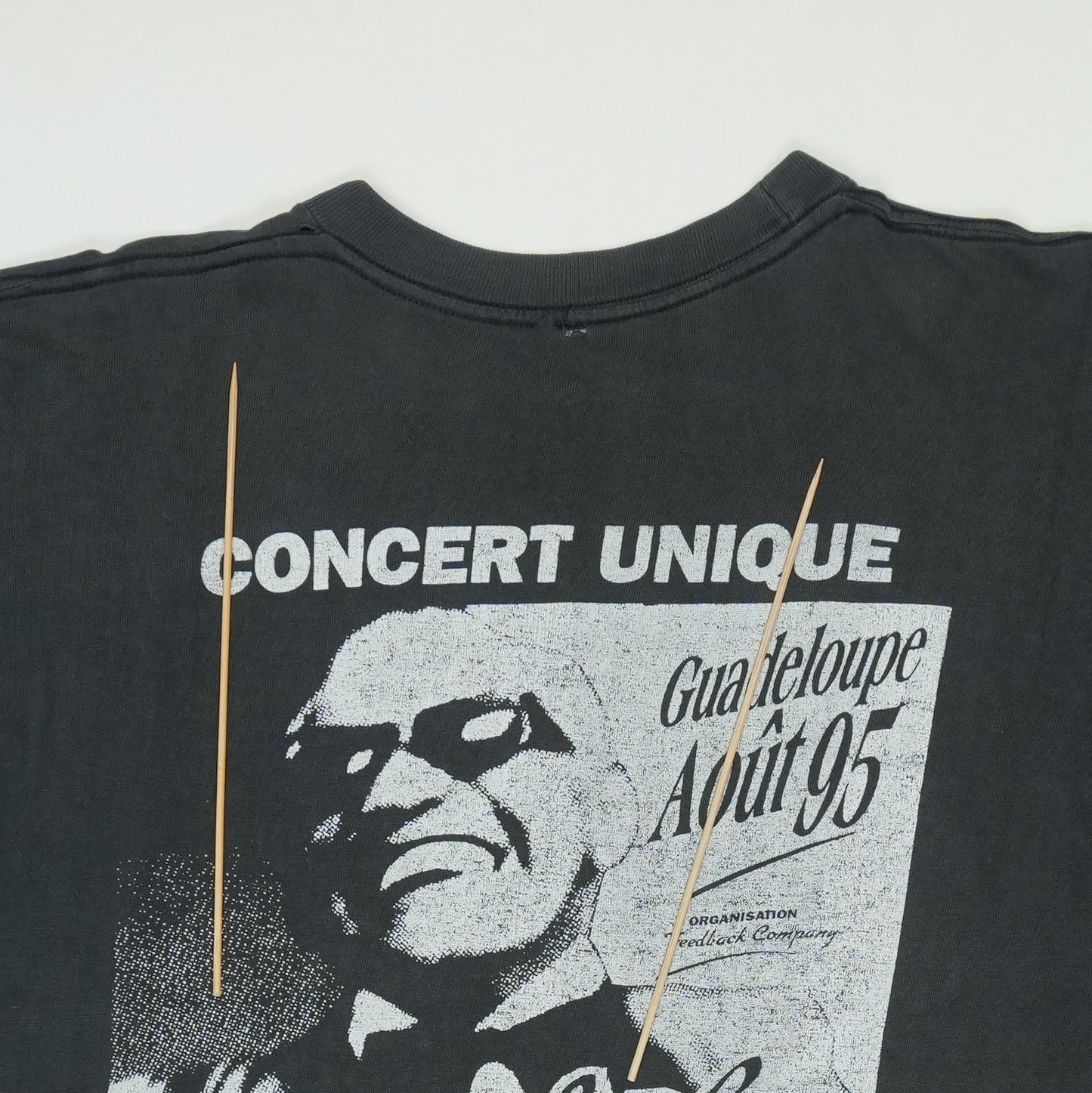 1995 Ray Charles Feedback Company Crew Concert Shirt