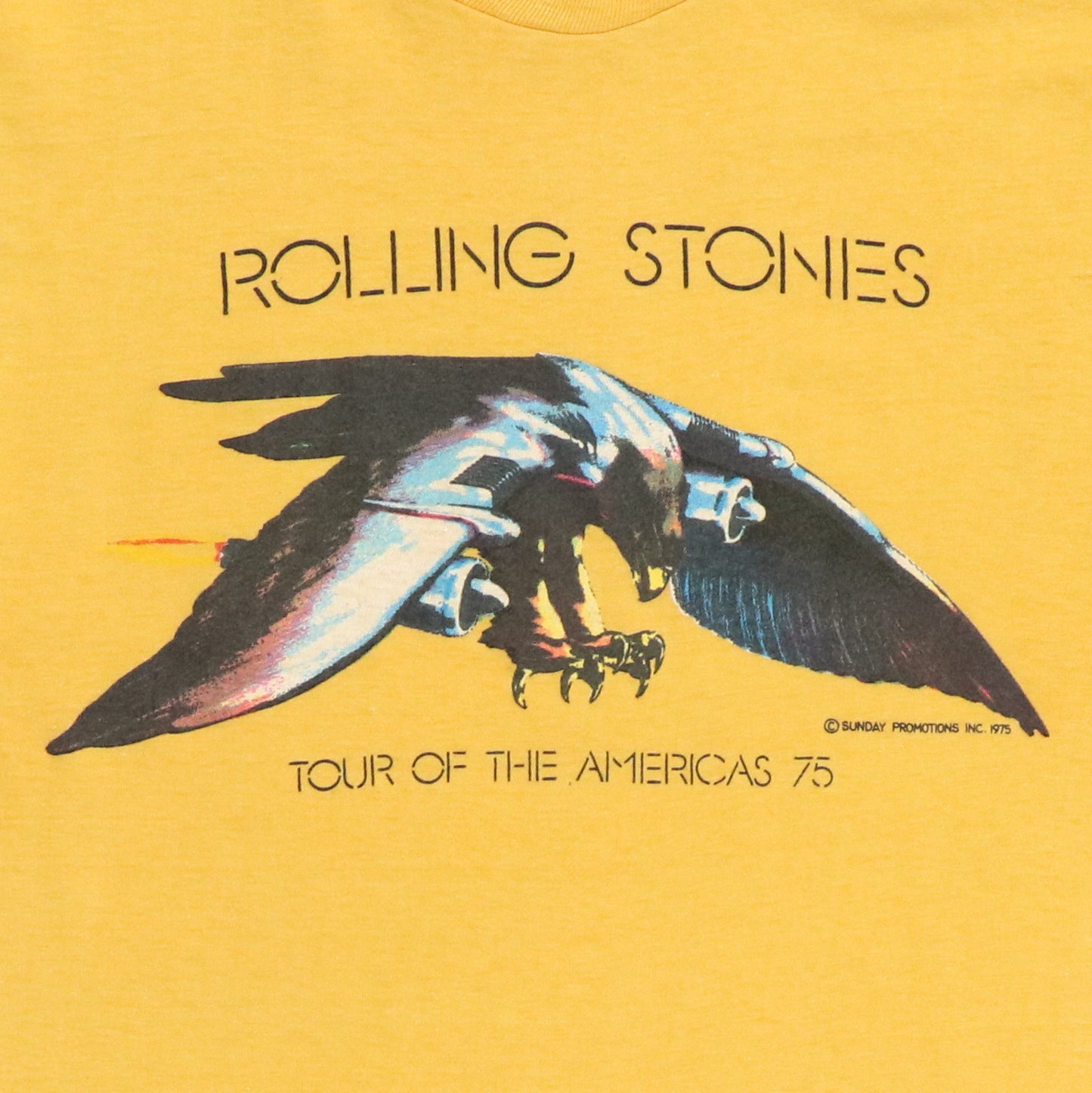 1975 Rolling Stones Tour Of The Americas Shirt