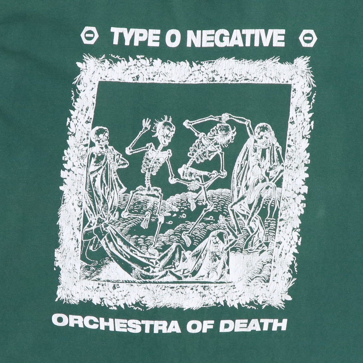 1990s Type O Negative Orchestra Of Death Shirt Detail