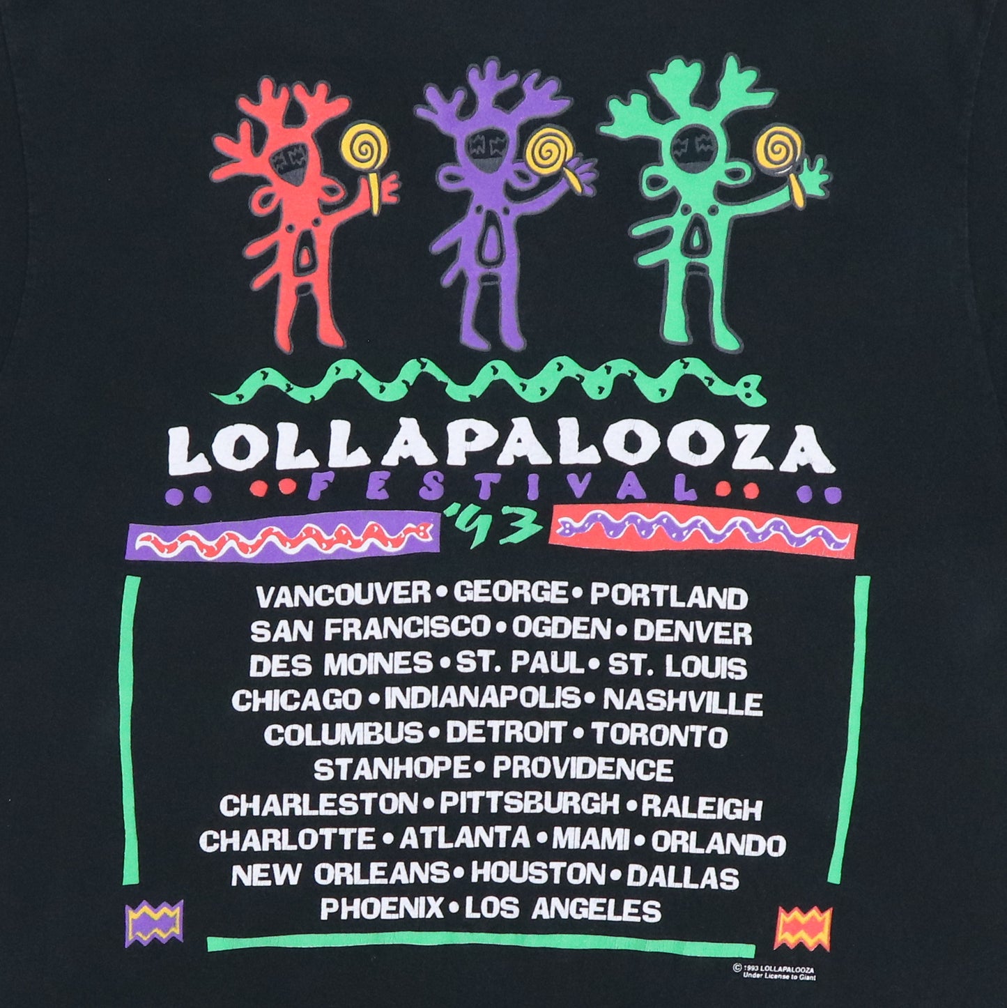1993 Lollapalooza Tour Shirt