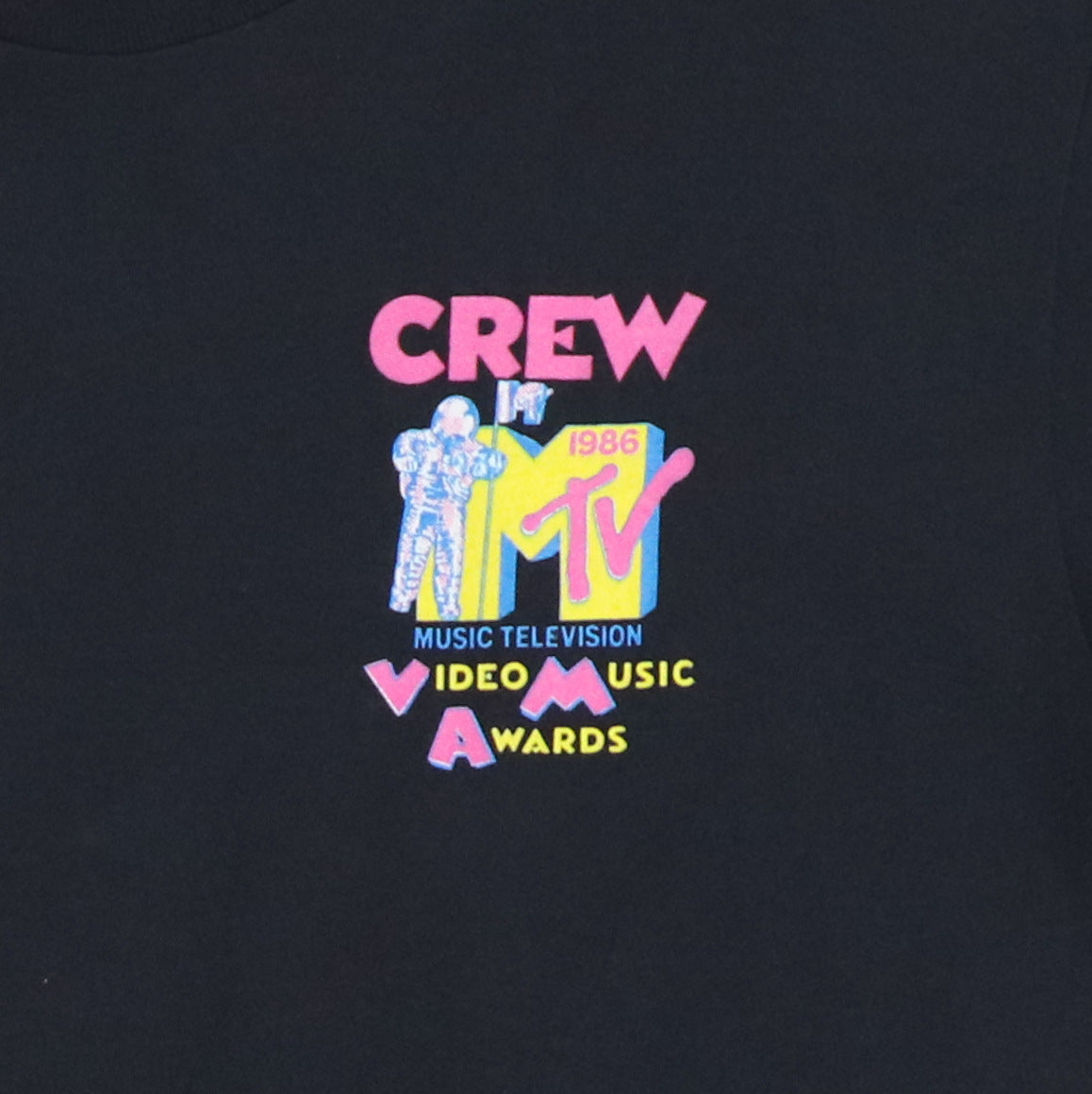 1986 MTV Video Music Awards Crew Shirt