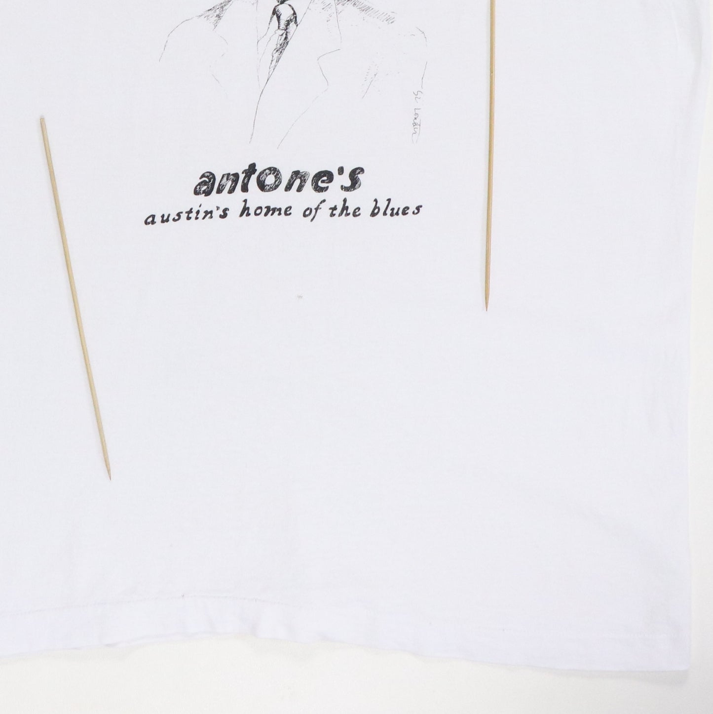 1990s Elmore James Antone's Austin Texas Shirt Detail