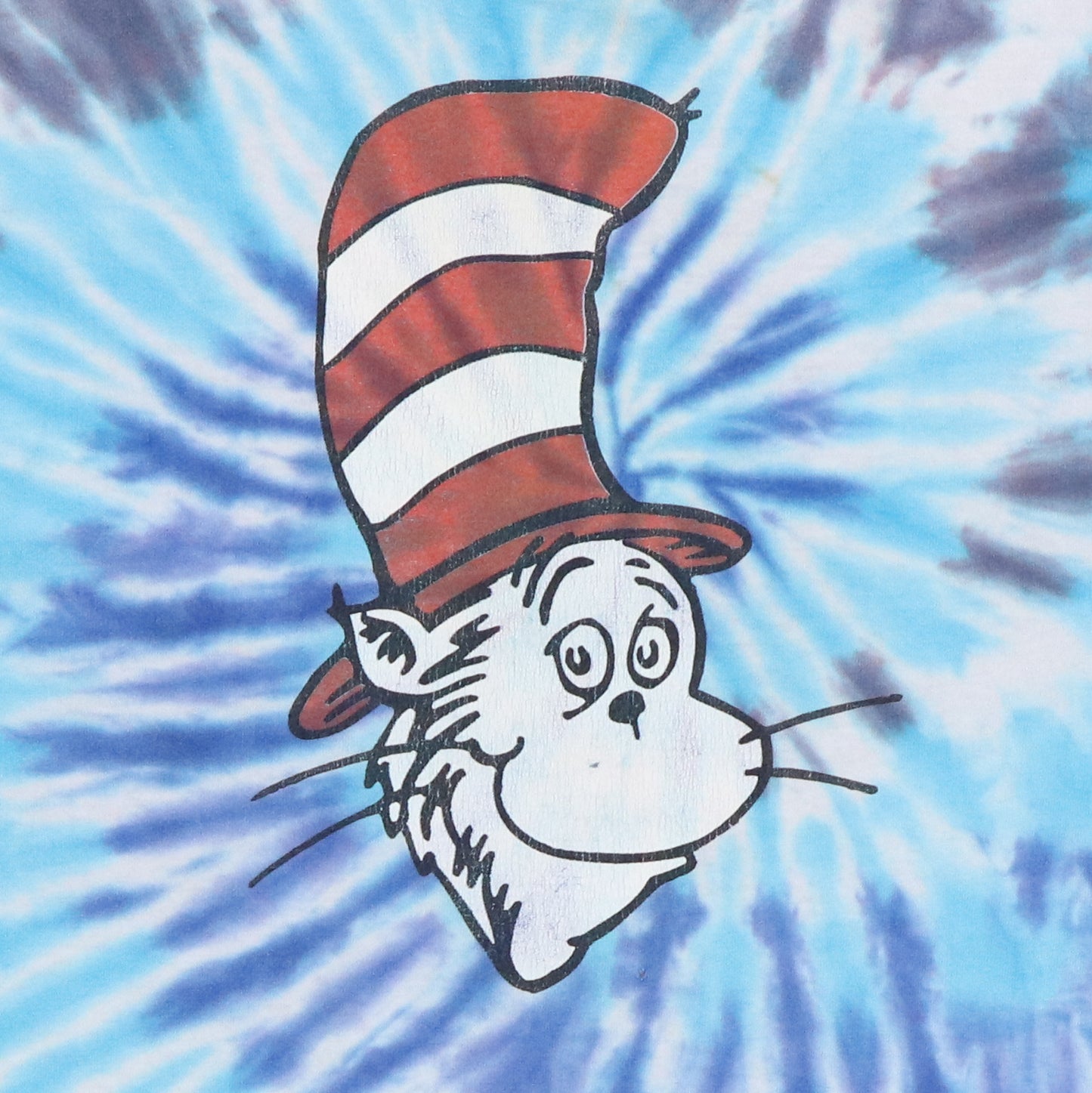 1990s Cat In The Hat Dr Seuss Tie Dye Shirt