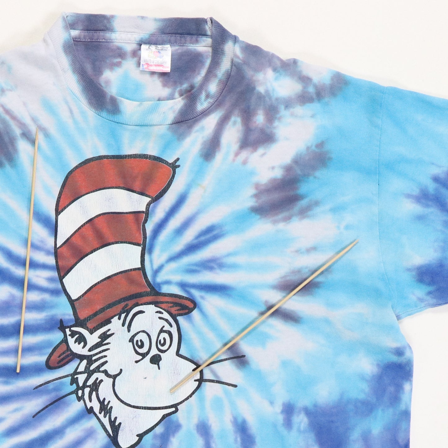 1990s Cat In The Hat Dr Seuss Tie Dye Shirt