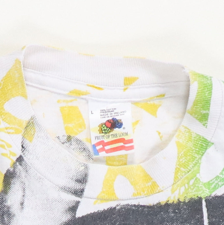 1990s Malcom X All Over Print Shirt