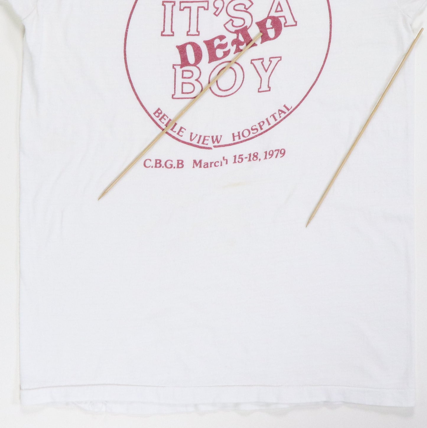 1979 Dead Boys CBGB Concert Shirt