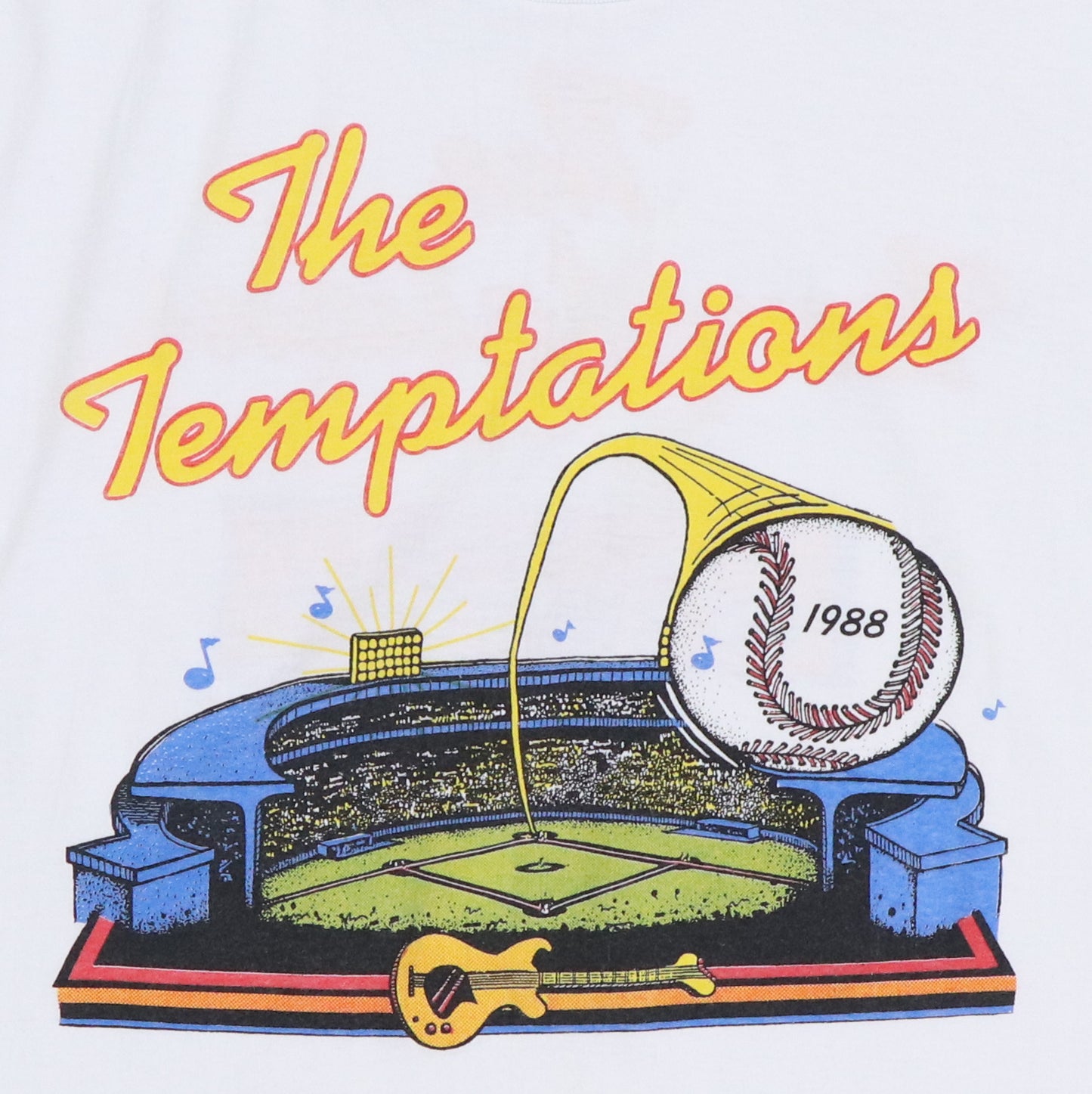 1988 The Temptations Live In Concert Shirt