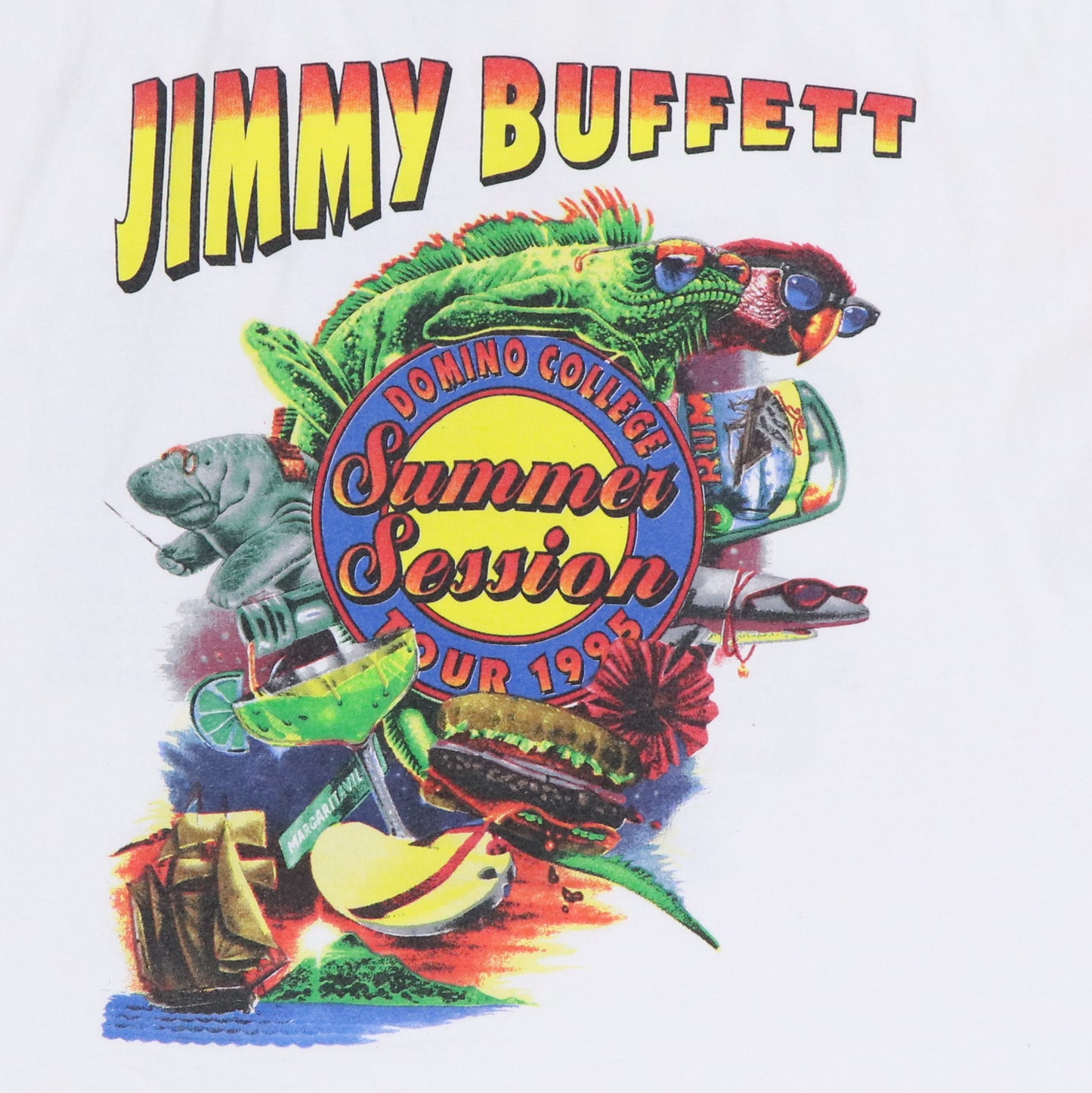1995 Jimmy Buffett Summer Session Tour Shirt