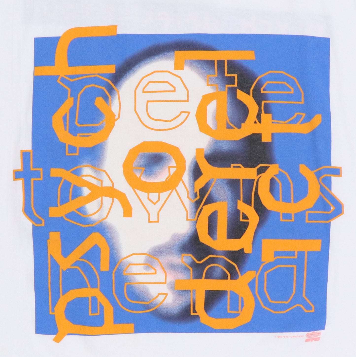 1993 Pete Townshend Psycho Derelict Tour Shirt