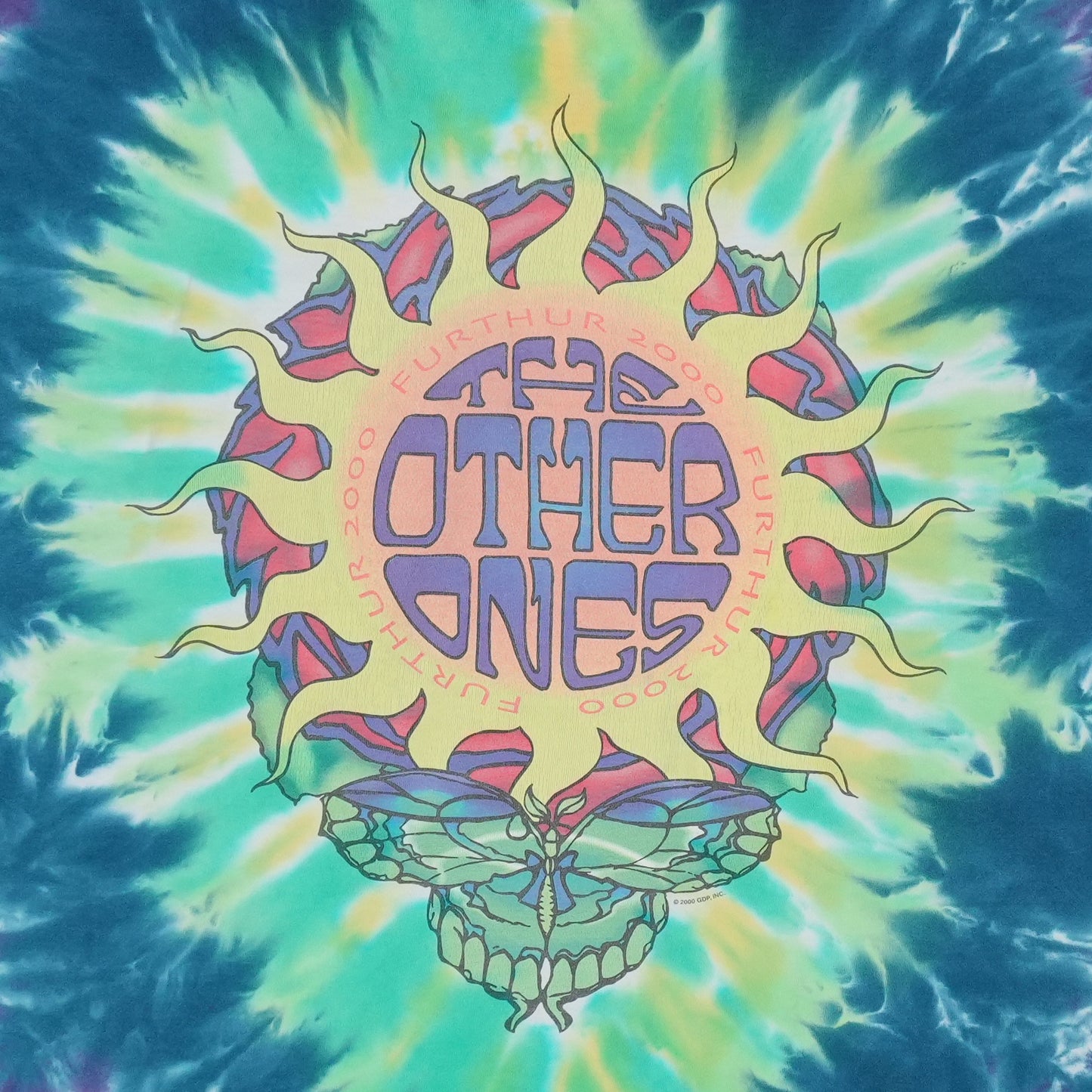2000 Grateful Dead The Other Ones Further Festival Tie Dye Shirt