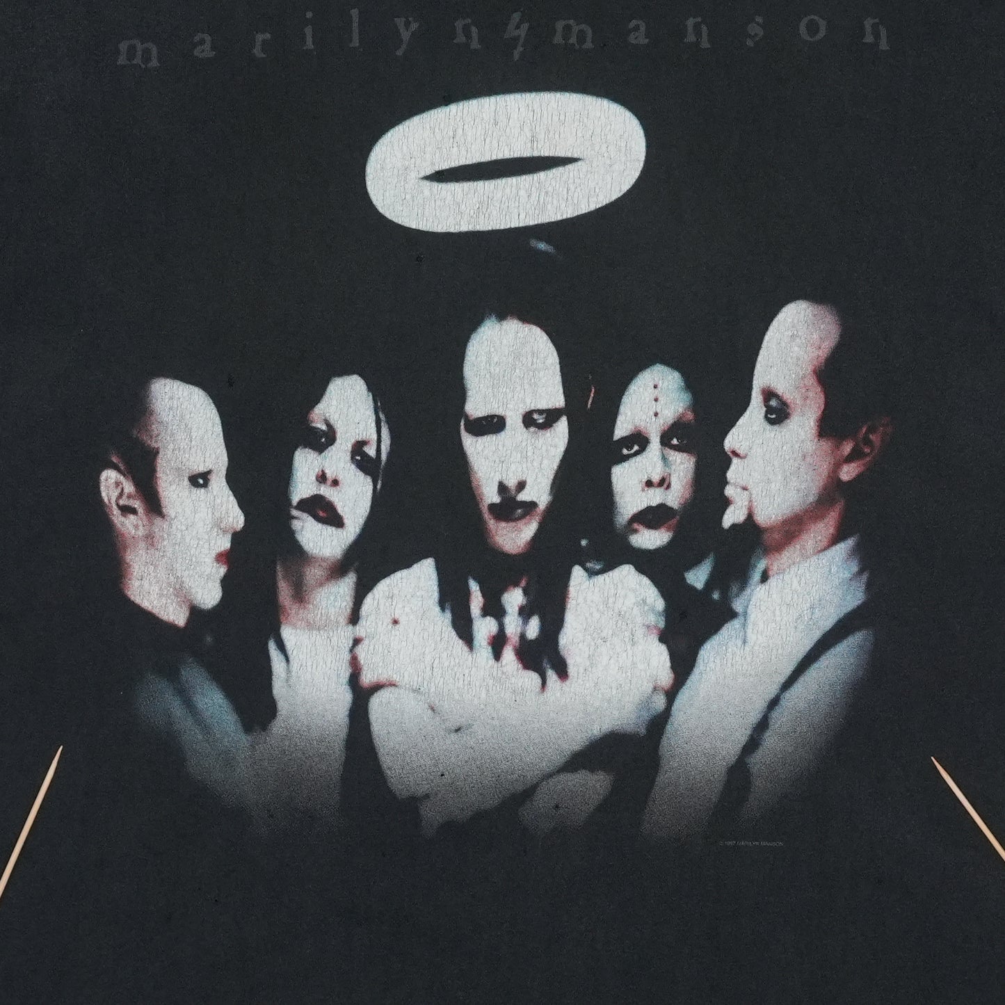 1997 Marilyn Manson Halo Shirt Detail