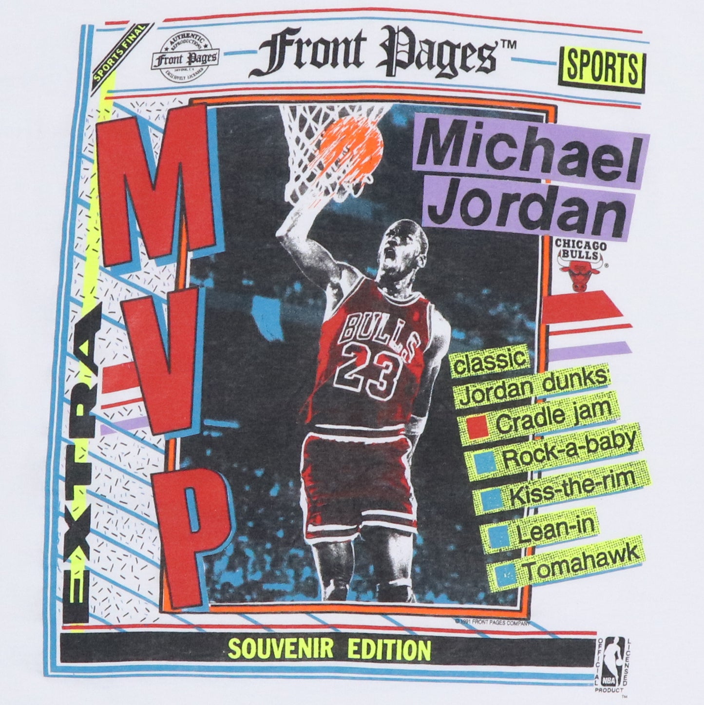 1991 Michael Jordan MVP Shirt