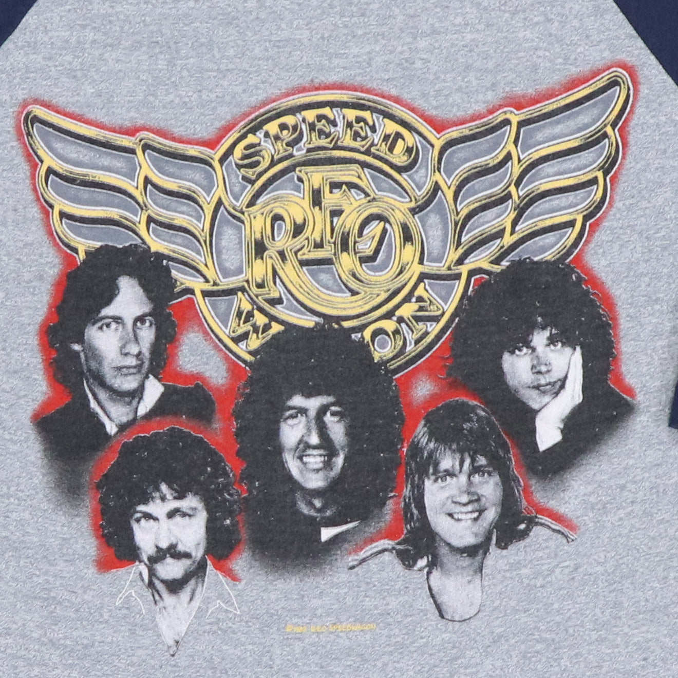 1982 REO Speedwagon Tour Jersey Shirt