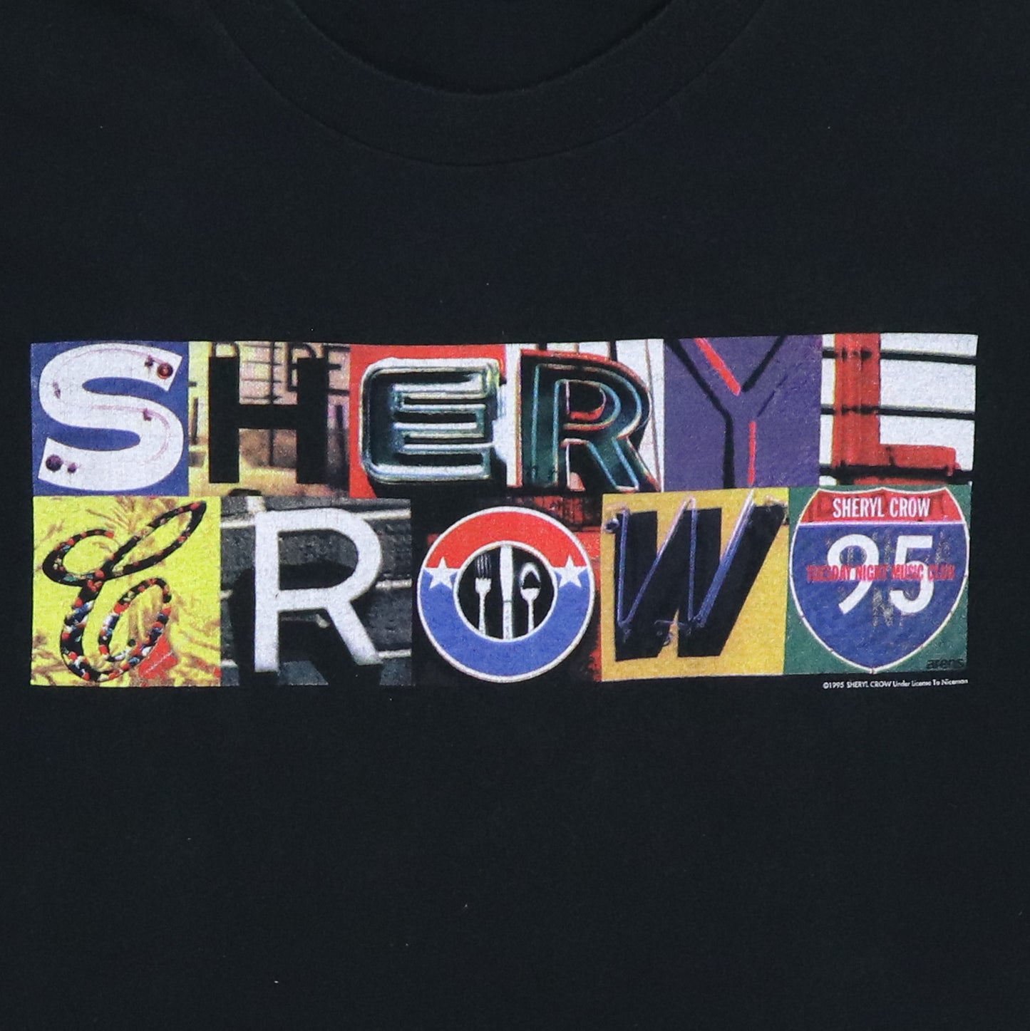 1995 Sheryl Crow Tuesday Night Music Club Tour Shirt