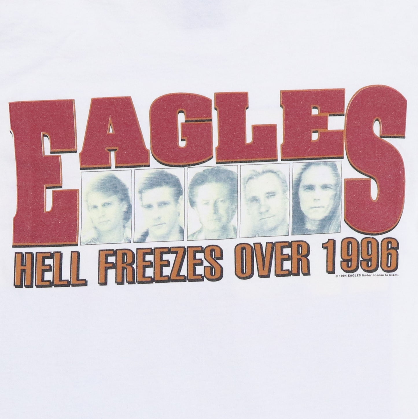 1994 Eagles Hotel California Hell Freezes Over Tour Shirt