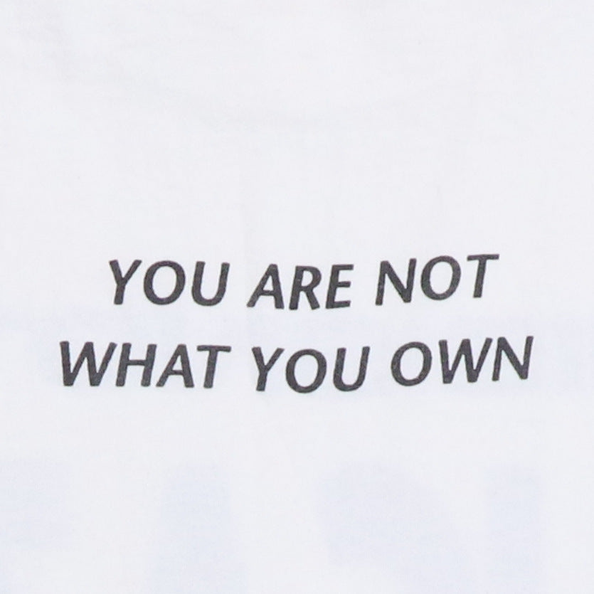 1990s Fugazi You Are Not What You Own Shirt Detail